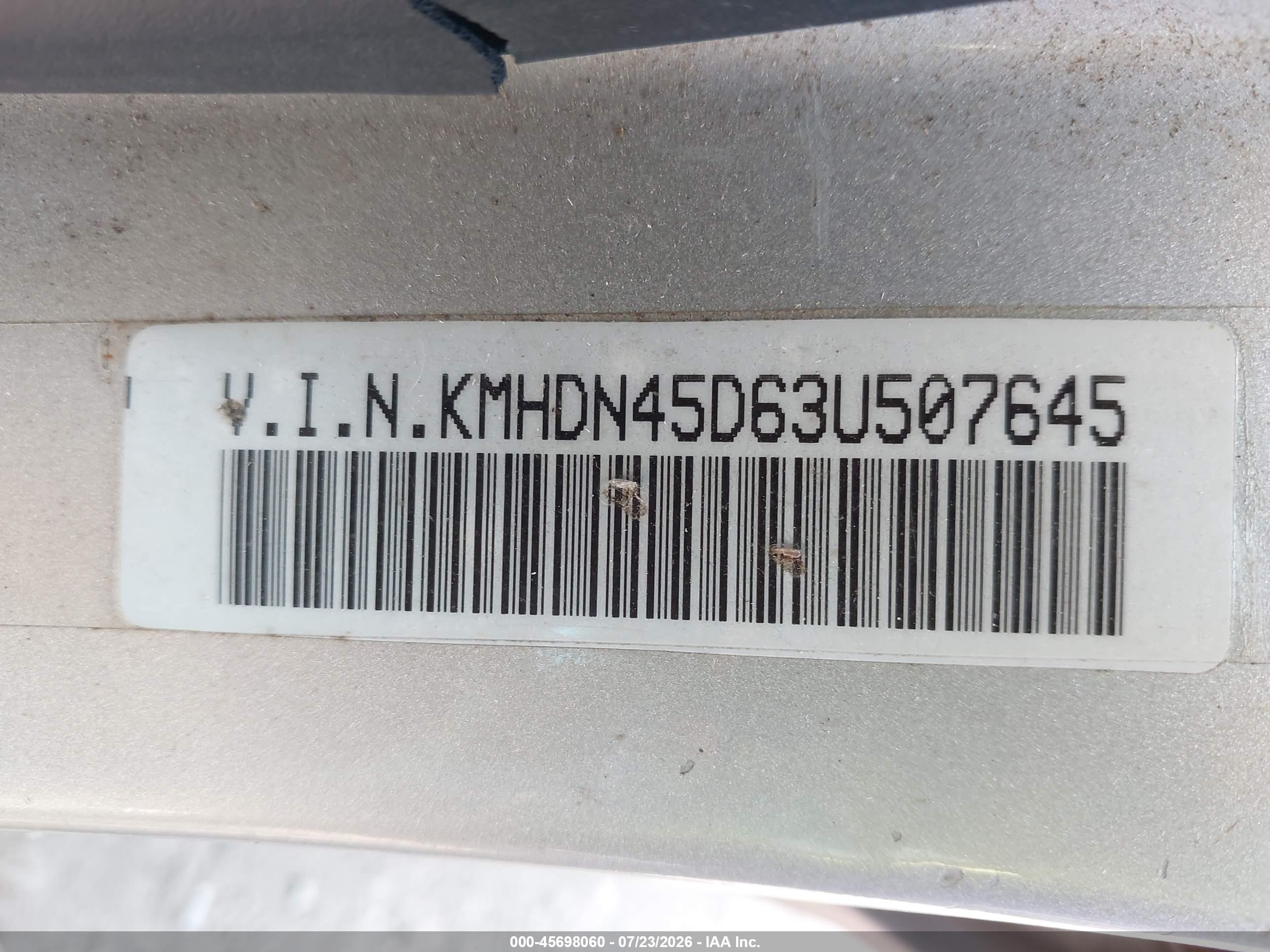 2003 Hyundai Elantra Gls/gt Silver vin: KMHDN45D63U507645