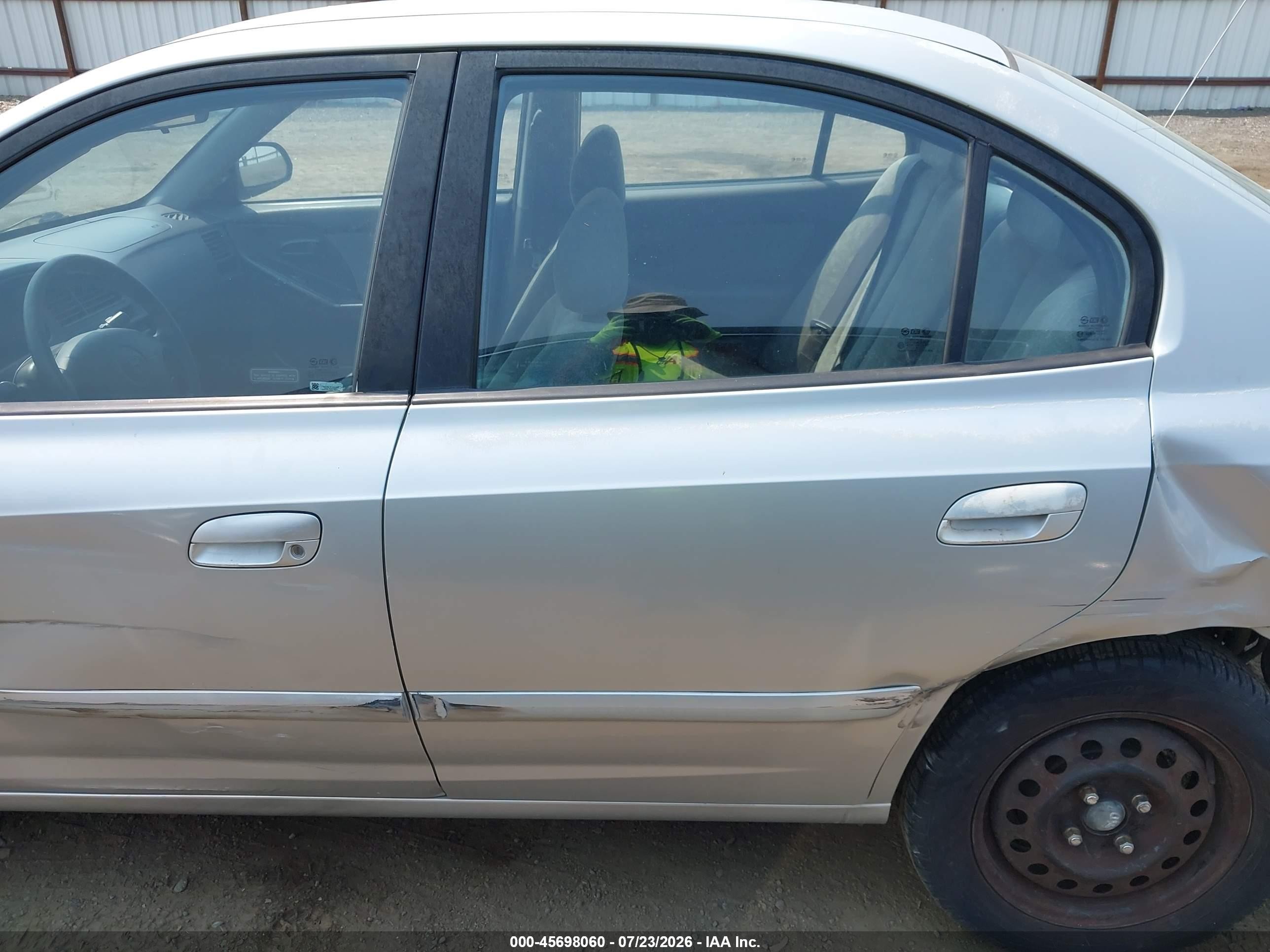 2003 Hyundai Elantra Gls/gt Silver vin: KMHDN45D63U507645
