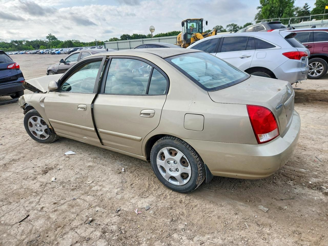 2003 Hyundai Elantra Gls Tan vin: KMHDN45D83U473840