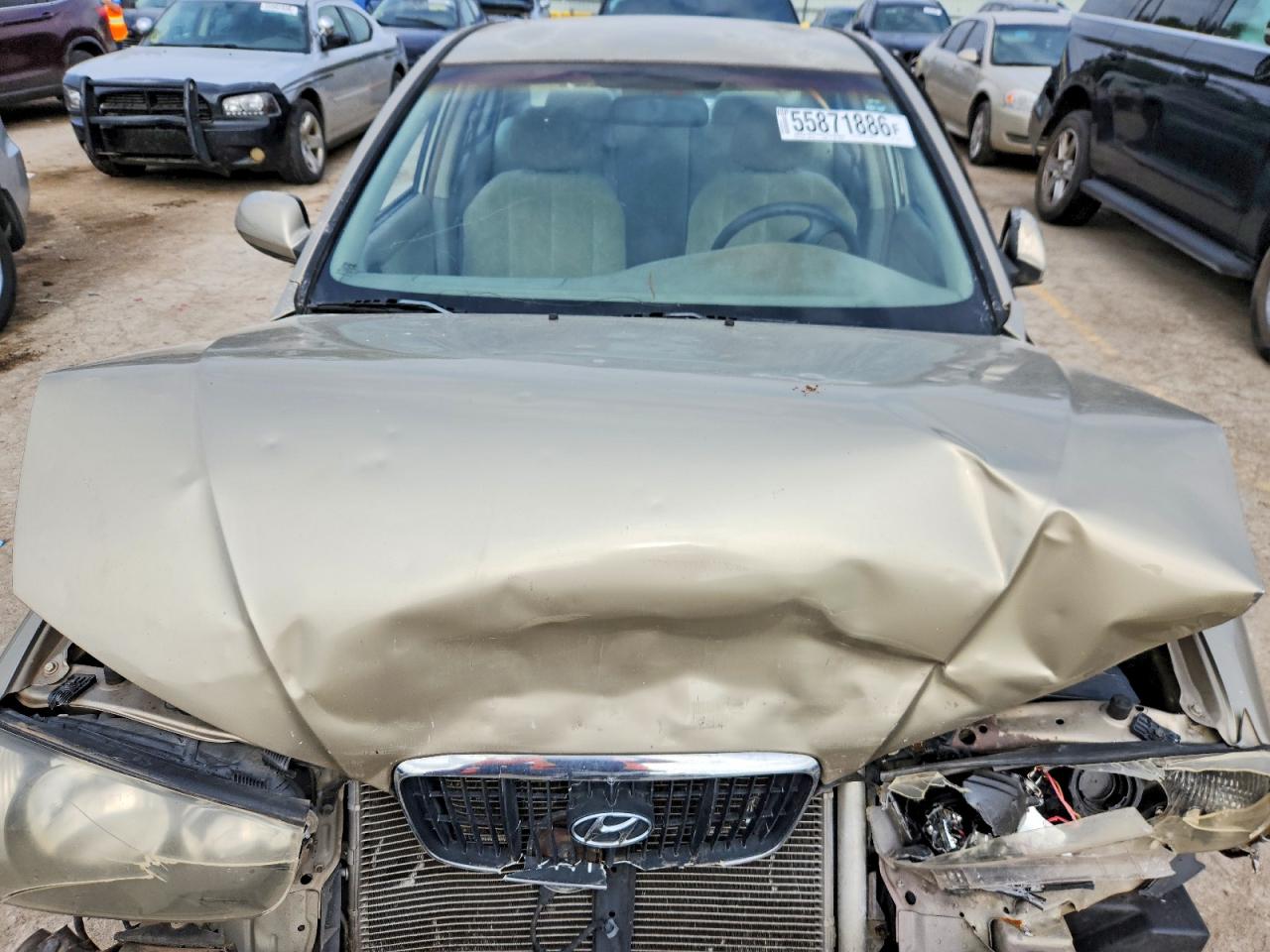 2003 Hyundai Elantra Gls Tan vin: KMHDN45D83U473840