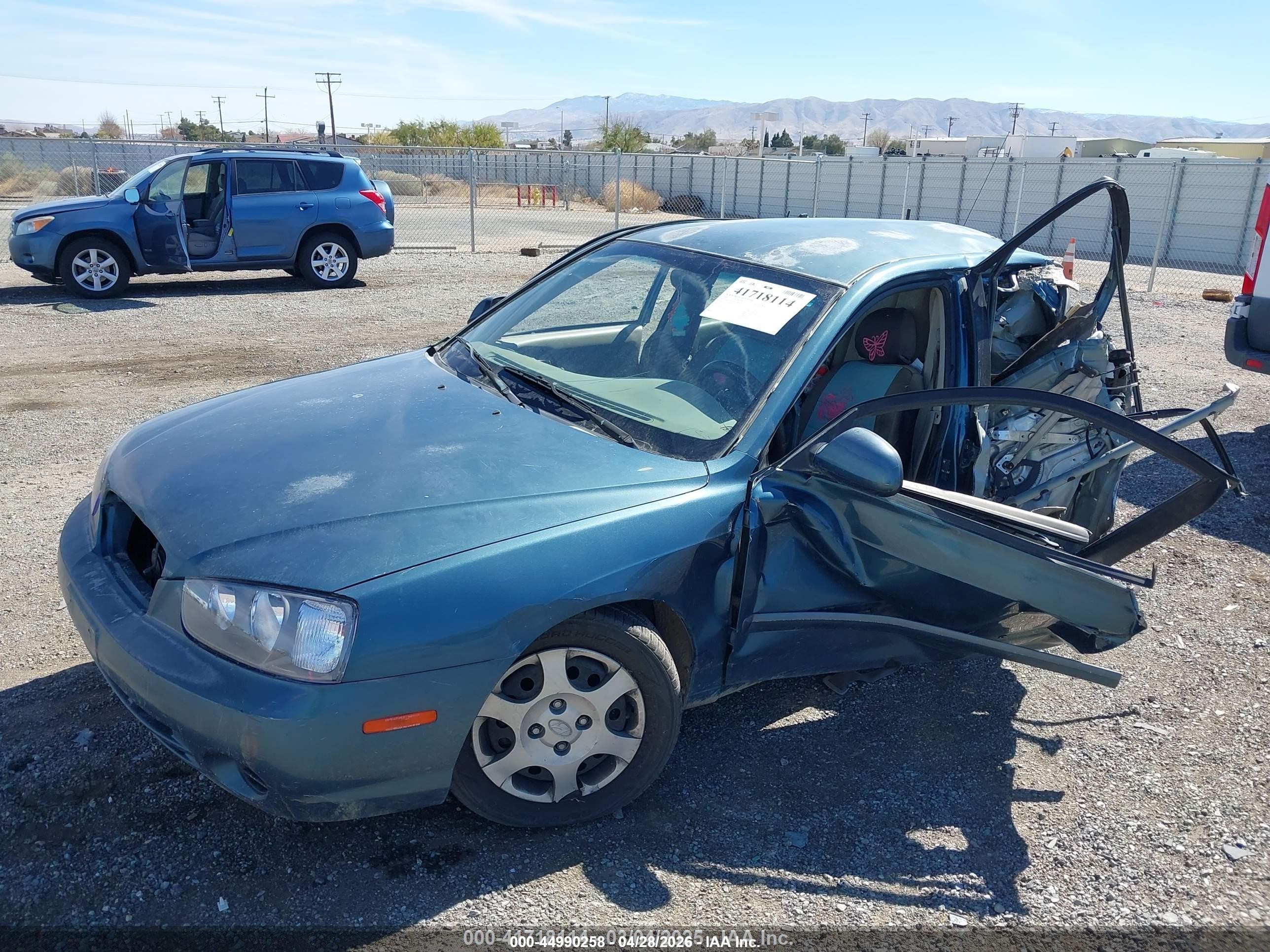 2003 Hyundai Elantra Gls/gt Teal vin: KMHDN45D83U586168