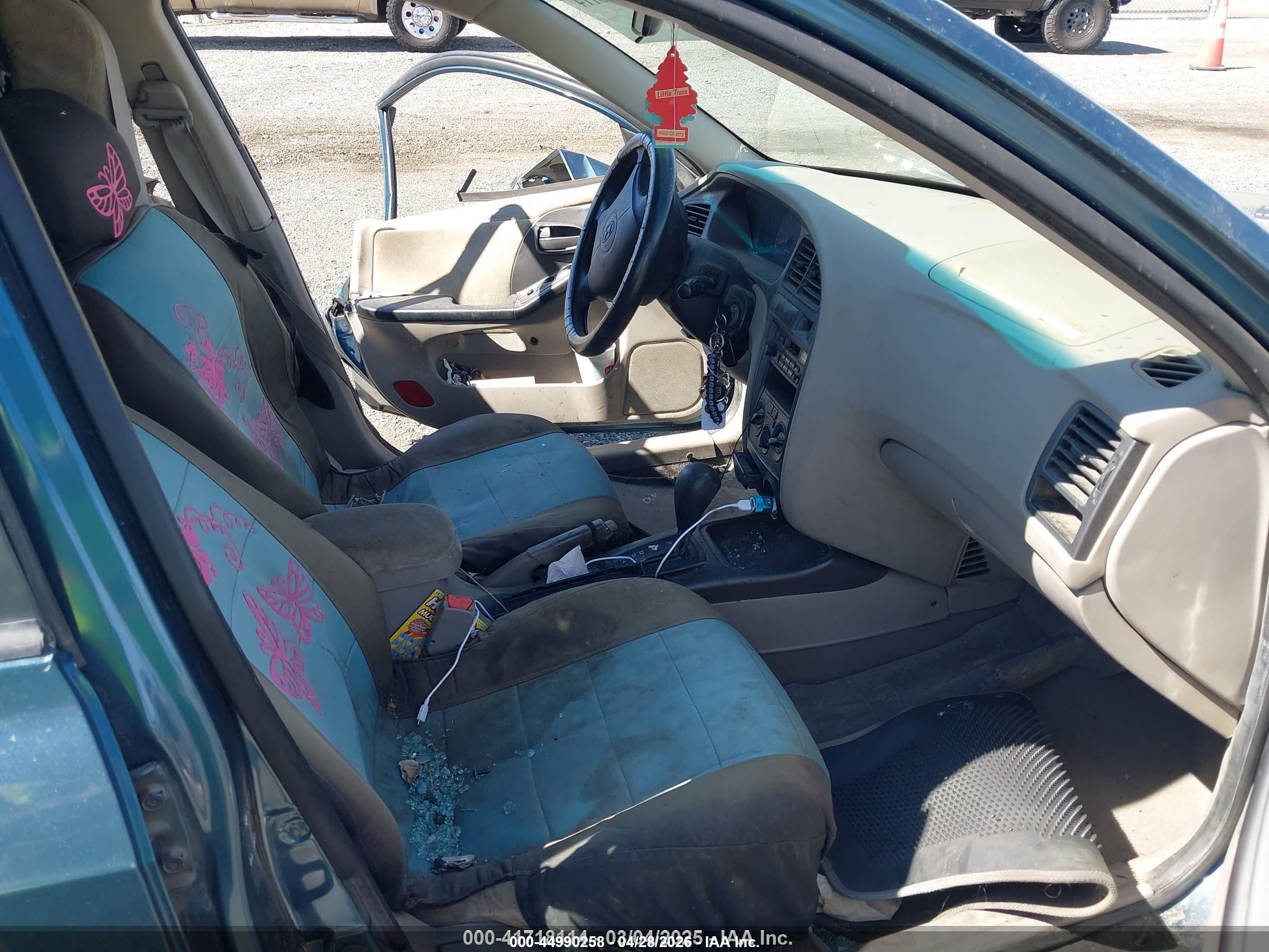 2003 Hyundai Elantra Gls/gt Teal vin: KMHDN45D83U586168