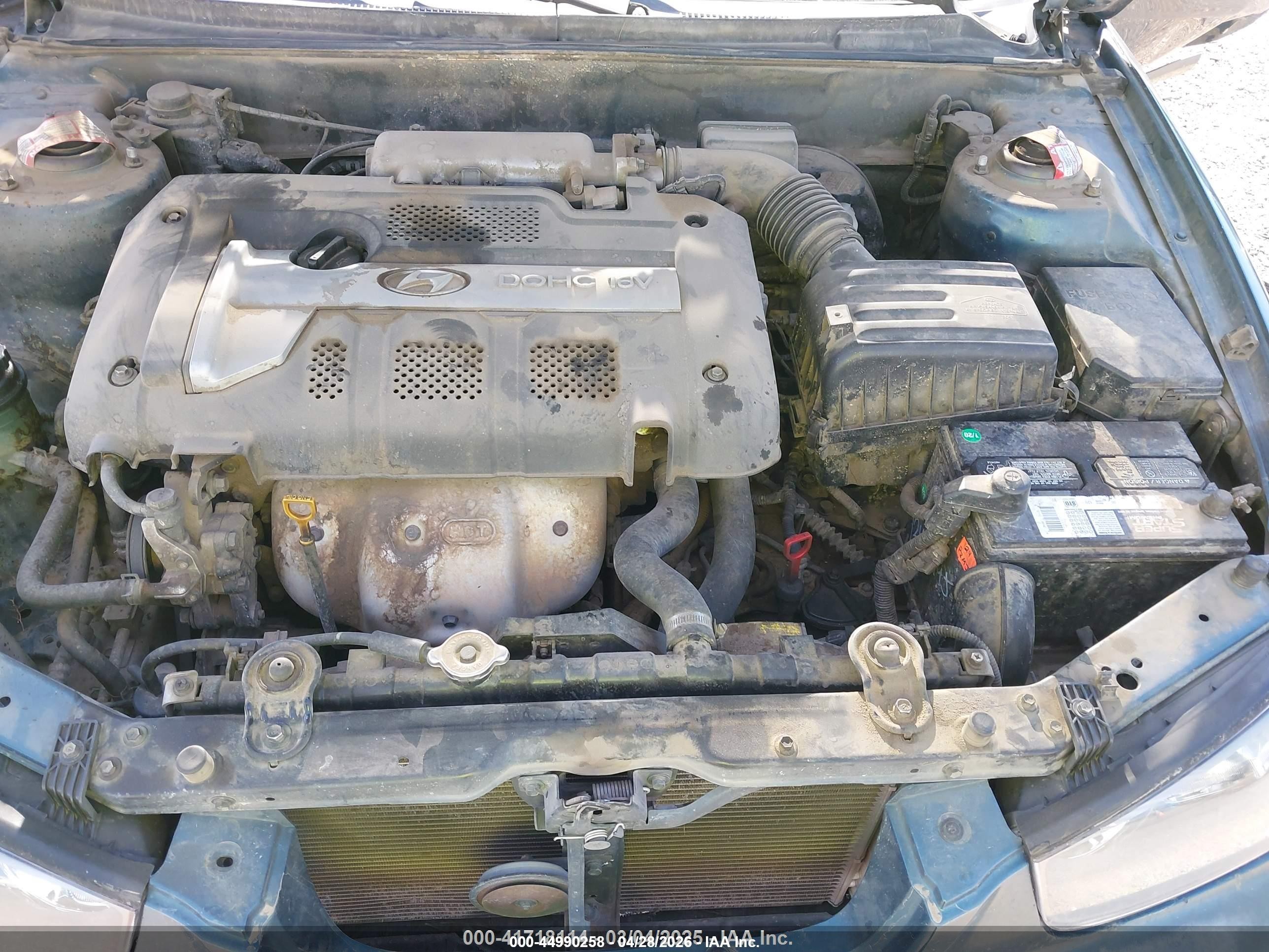 2003 Hyundai Elantra Gls/gt Teal vin: KMHDN45D83U586168