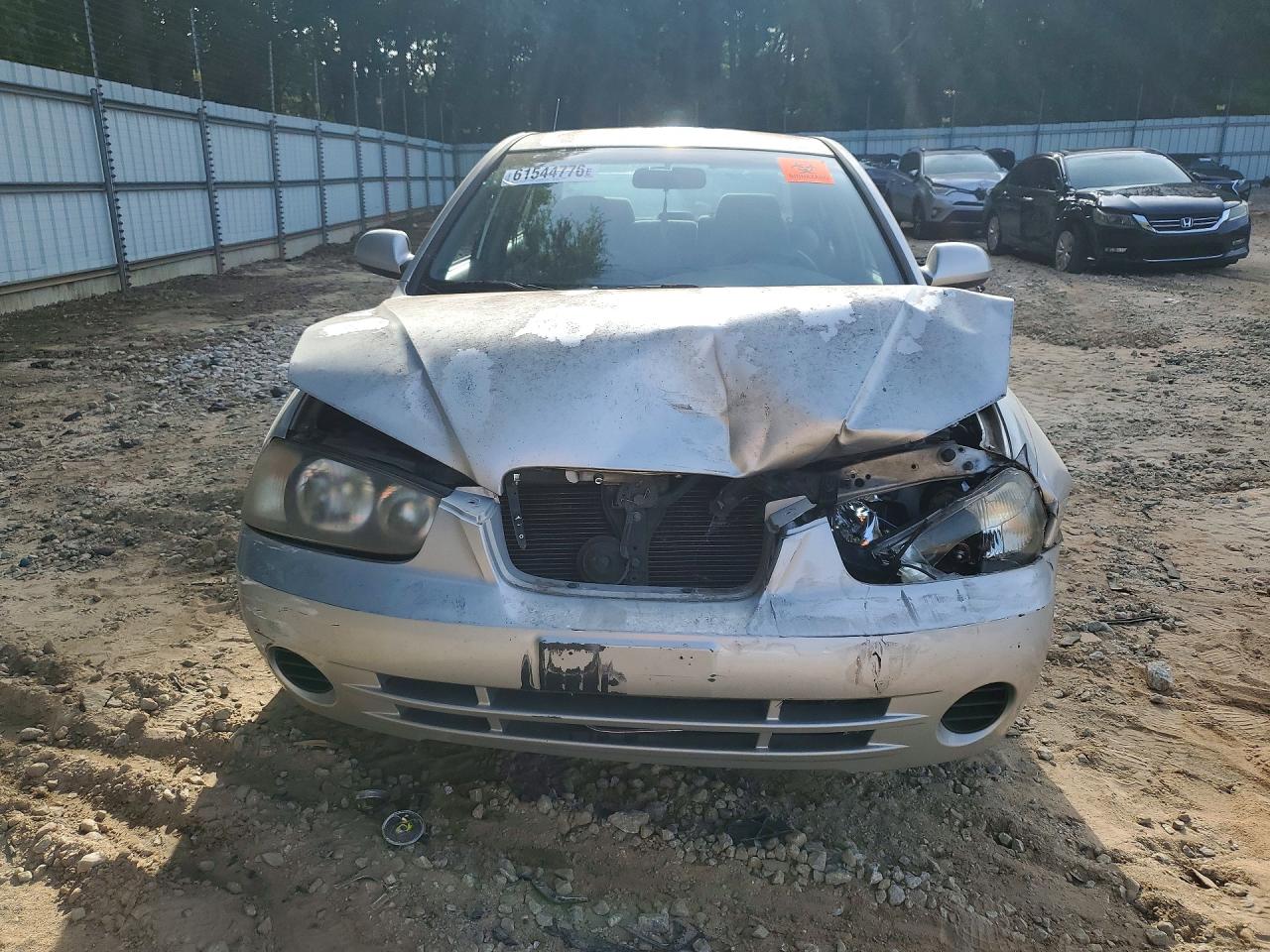 2002 Hyundai Elantra Gls Silver vin: KMHDN45D92U283821