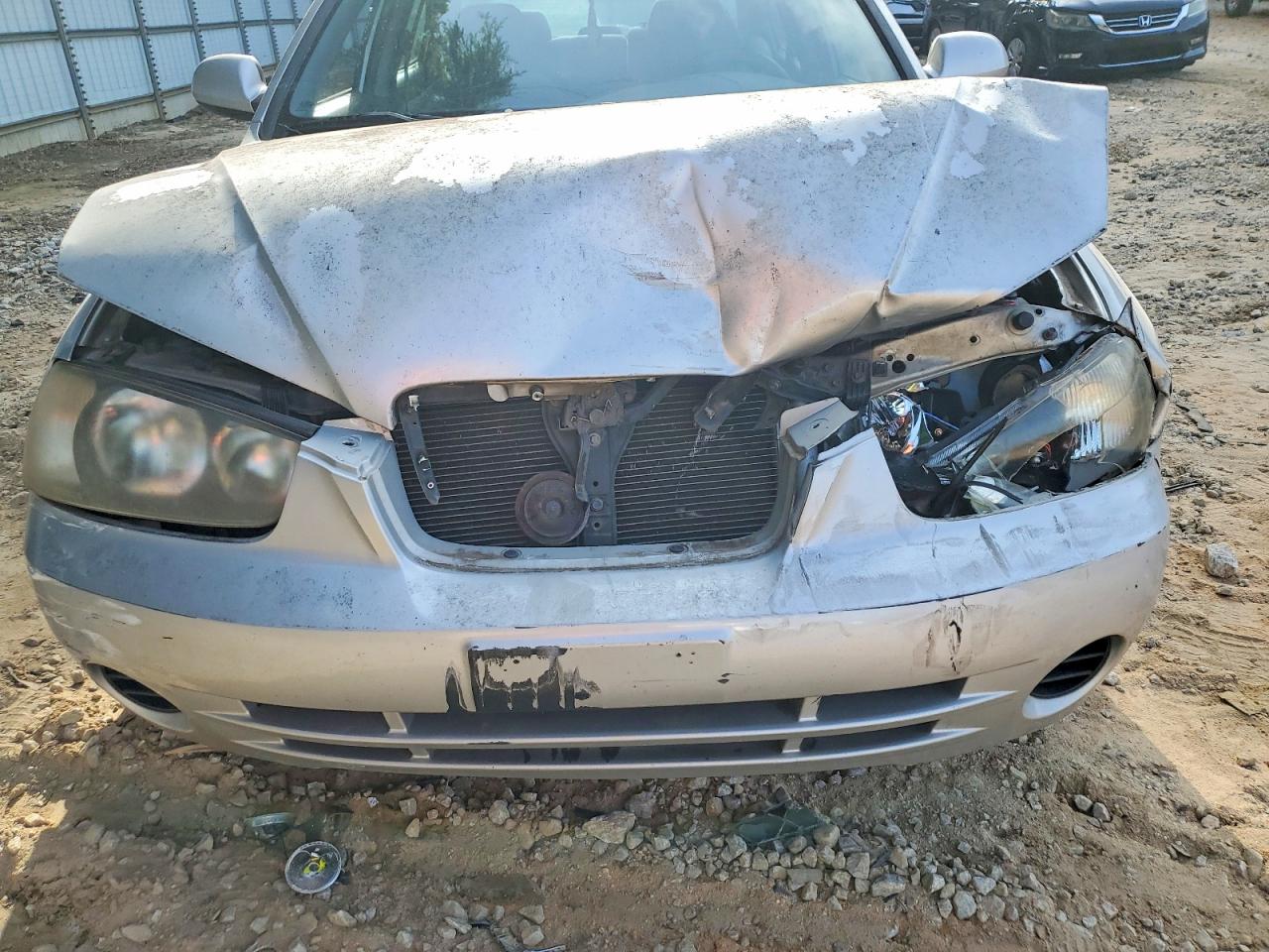 2002 Hyundai Elantra Gls Silver vin: KMHDN45D92U283821