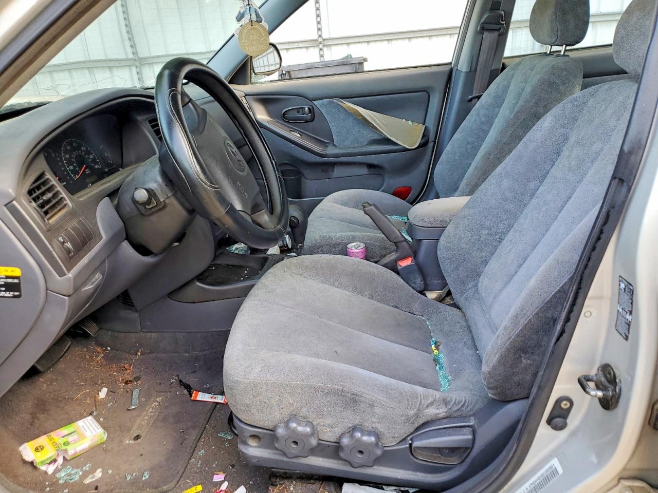 2002 Hyundai Elantra Gls Silver vin: KMHDN45D92U283821