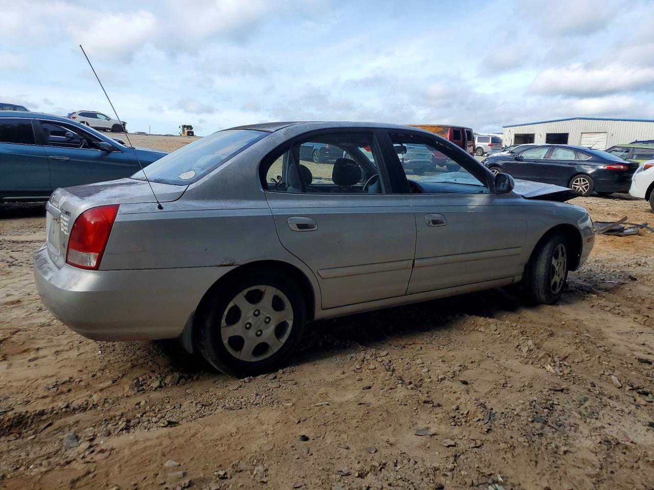2002 Hyundai Elantra Gls Silver vin: KMHDN45D92U283821