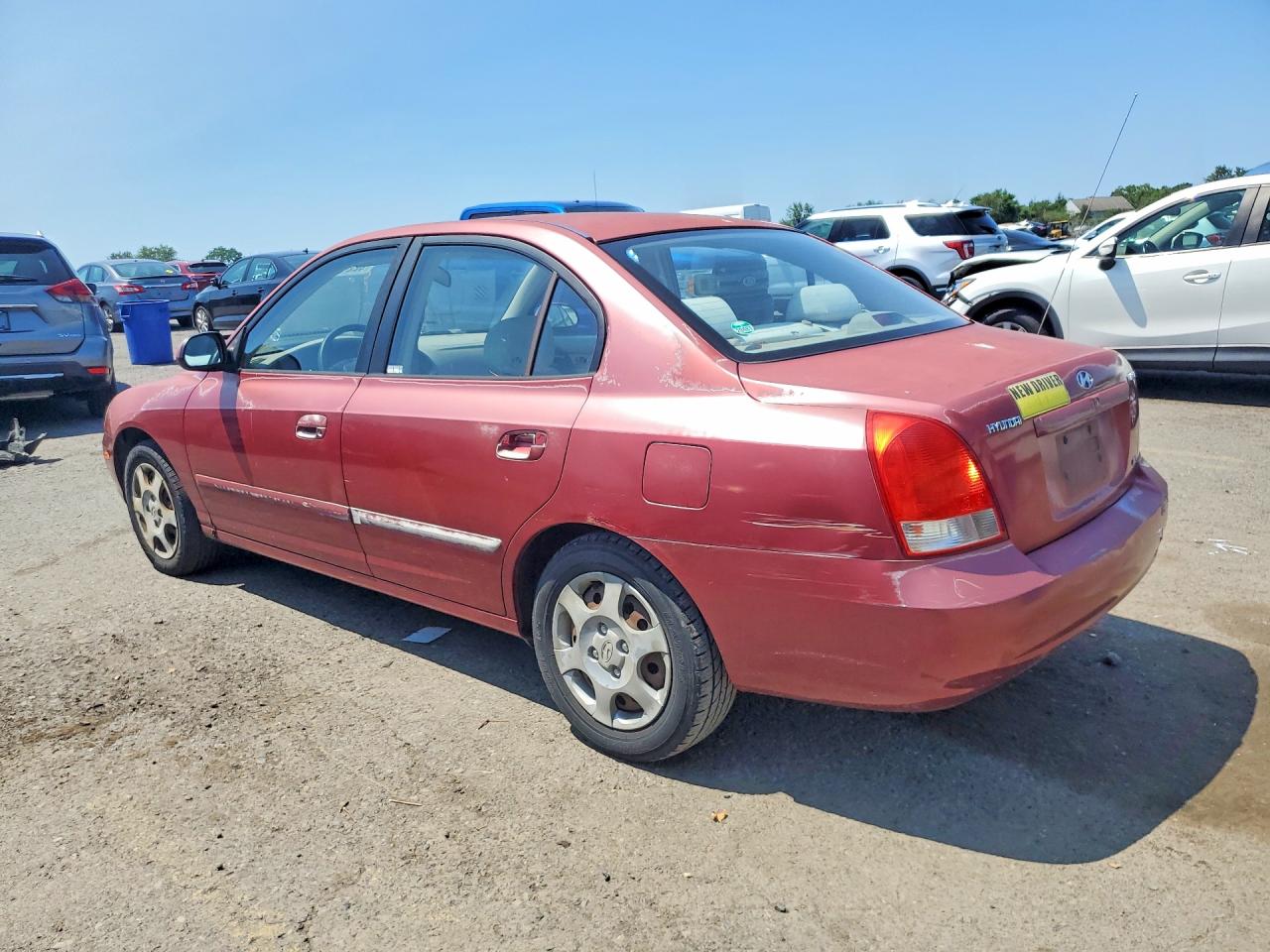 2002 Hyundai Elantra Gls Maroon vin: KMHDN45D92U399911