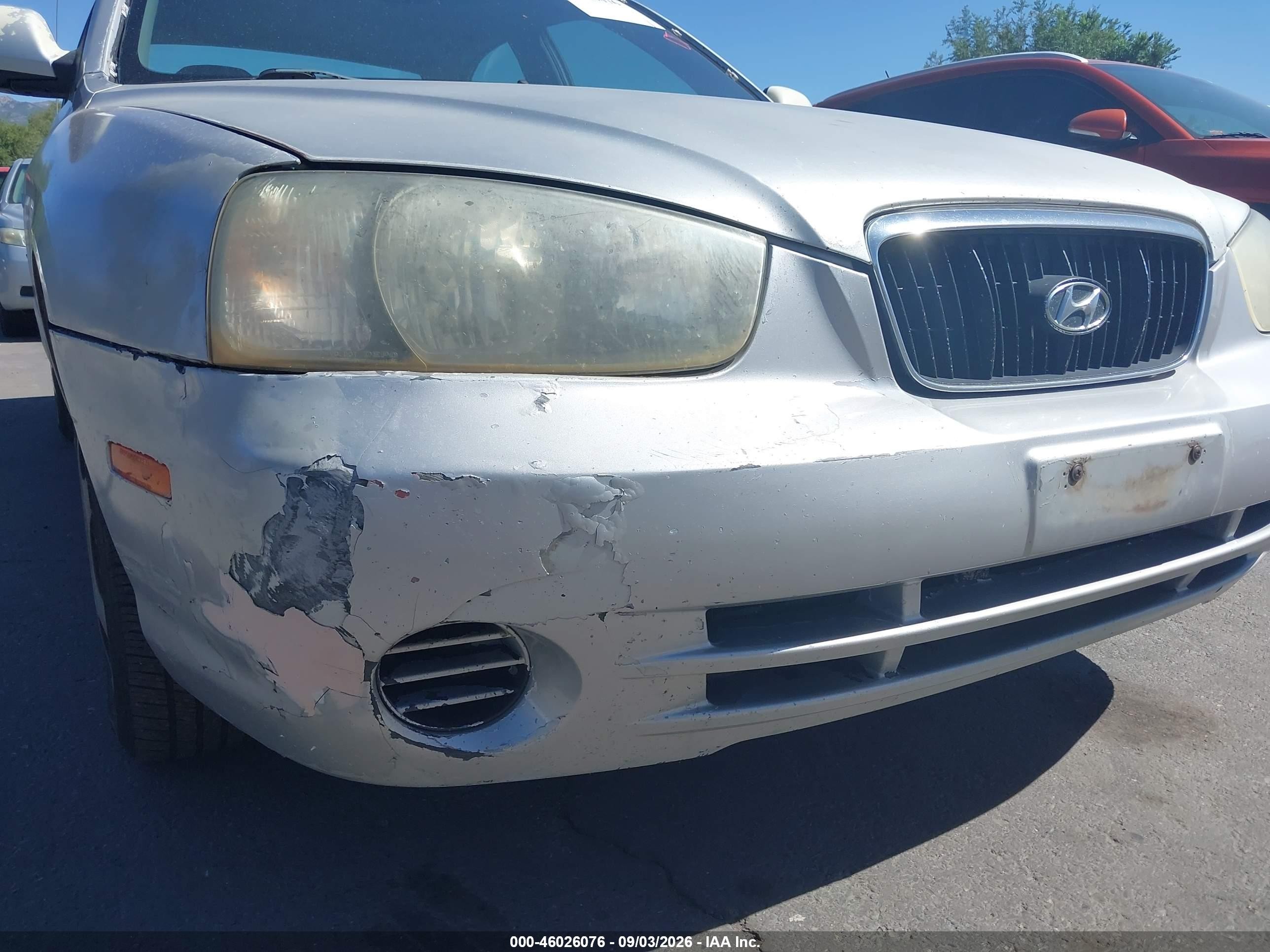 2003 Hyundai Elantra Gls/gt Silver vin: KMHDN45D93U475550