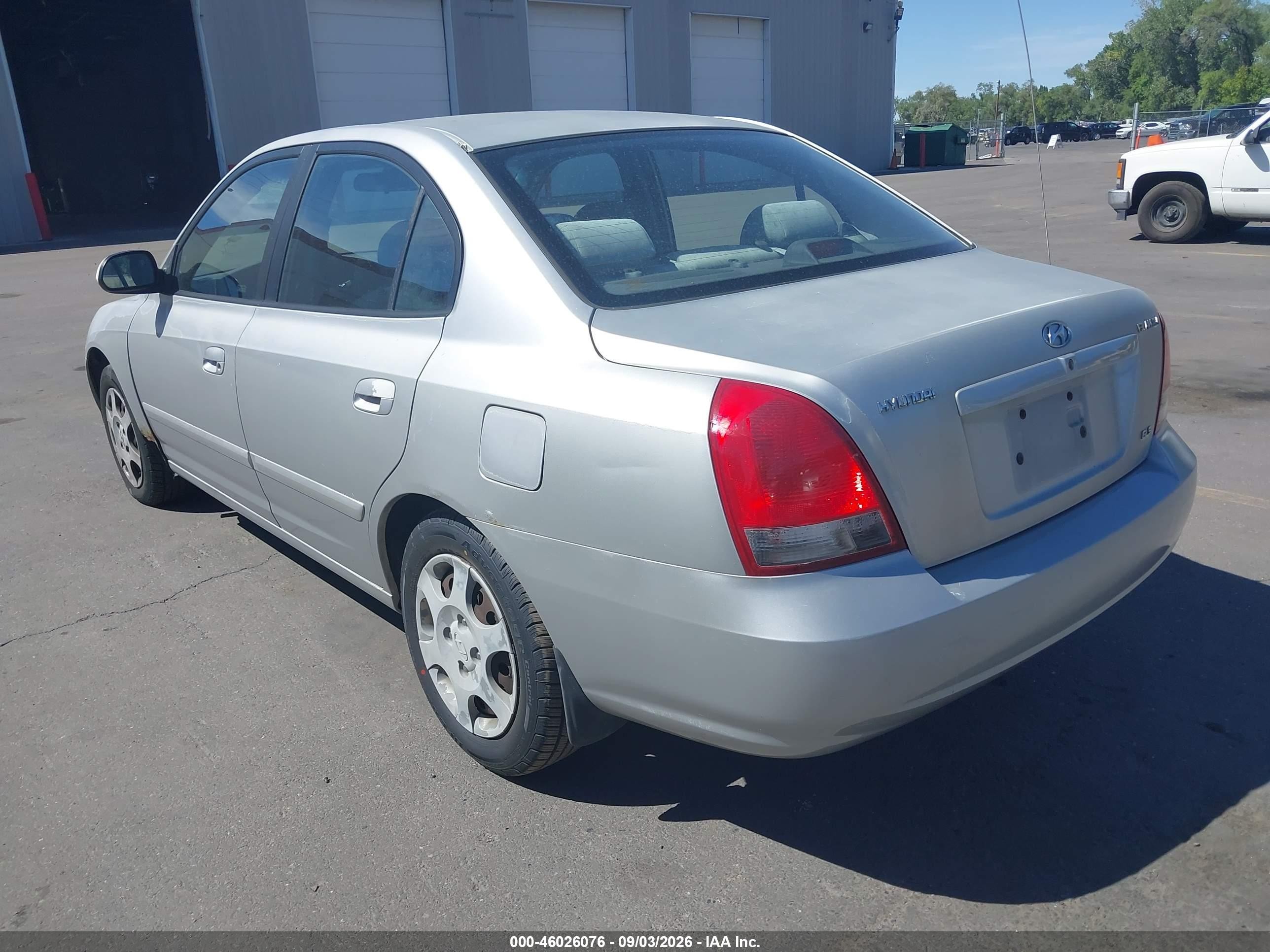 2003 Hyundai Elantra Gls/gt Silver vin: KMHDN45D93U475550