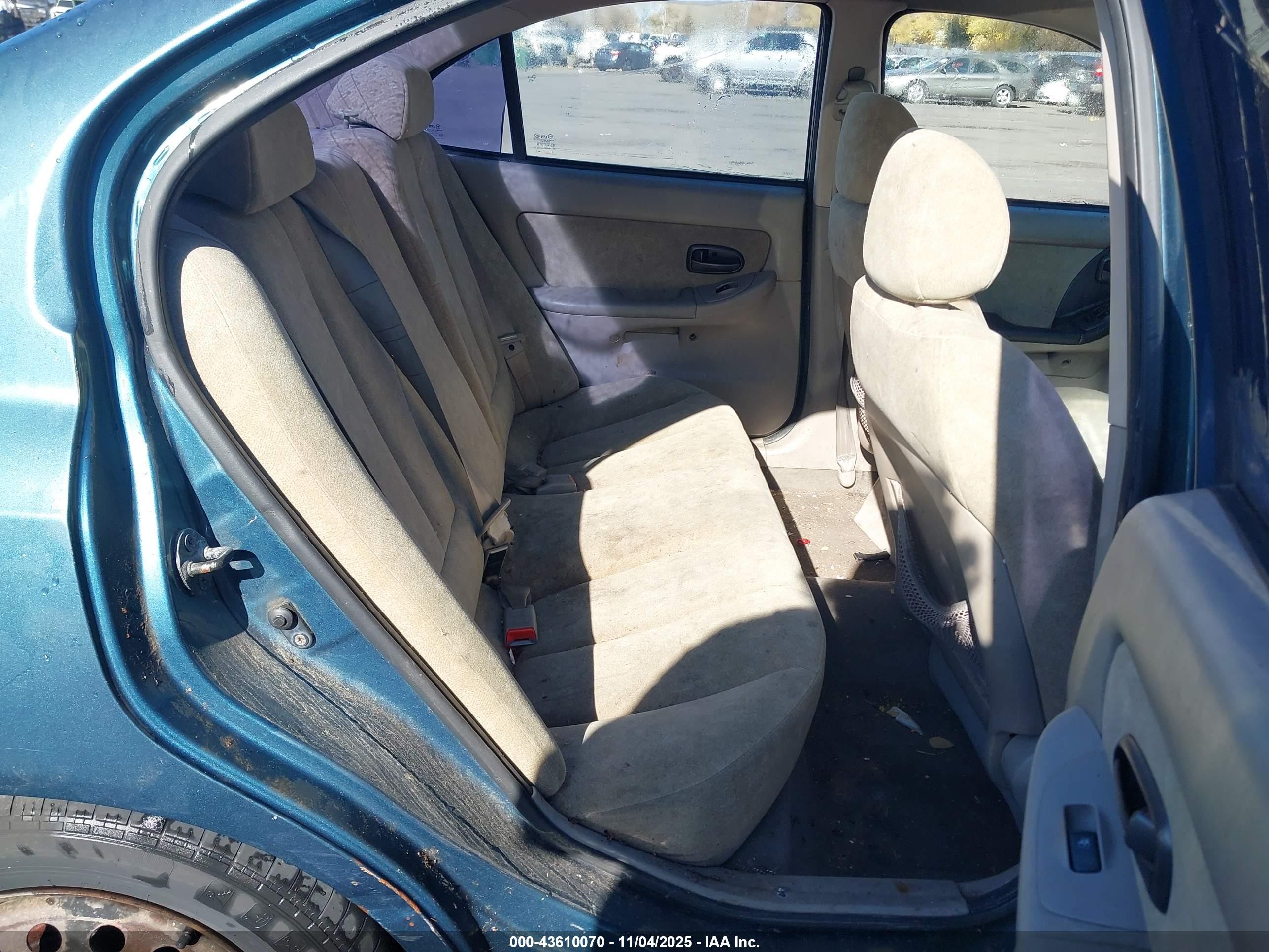 2003 Hyundai Elantra Gls/gt Синий vin: KMHDN45D93U583361