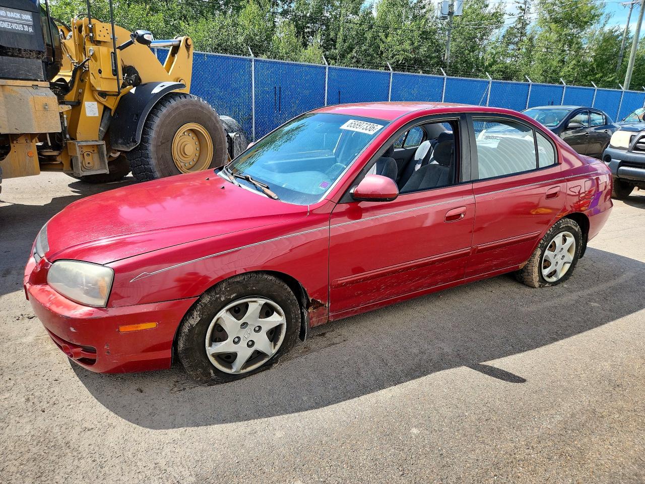 2006 Hyundai Elantra Gls Red vin: KMHDN45D96U338676