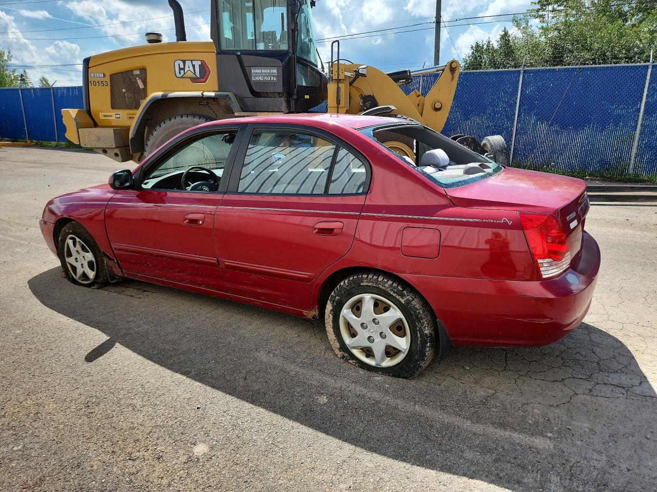 2006 Hyundai Elantra Gls Red vin: KMHDN45D96U338676
