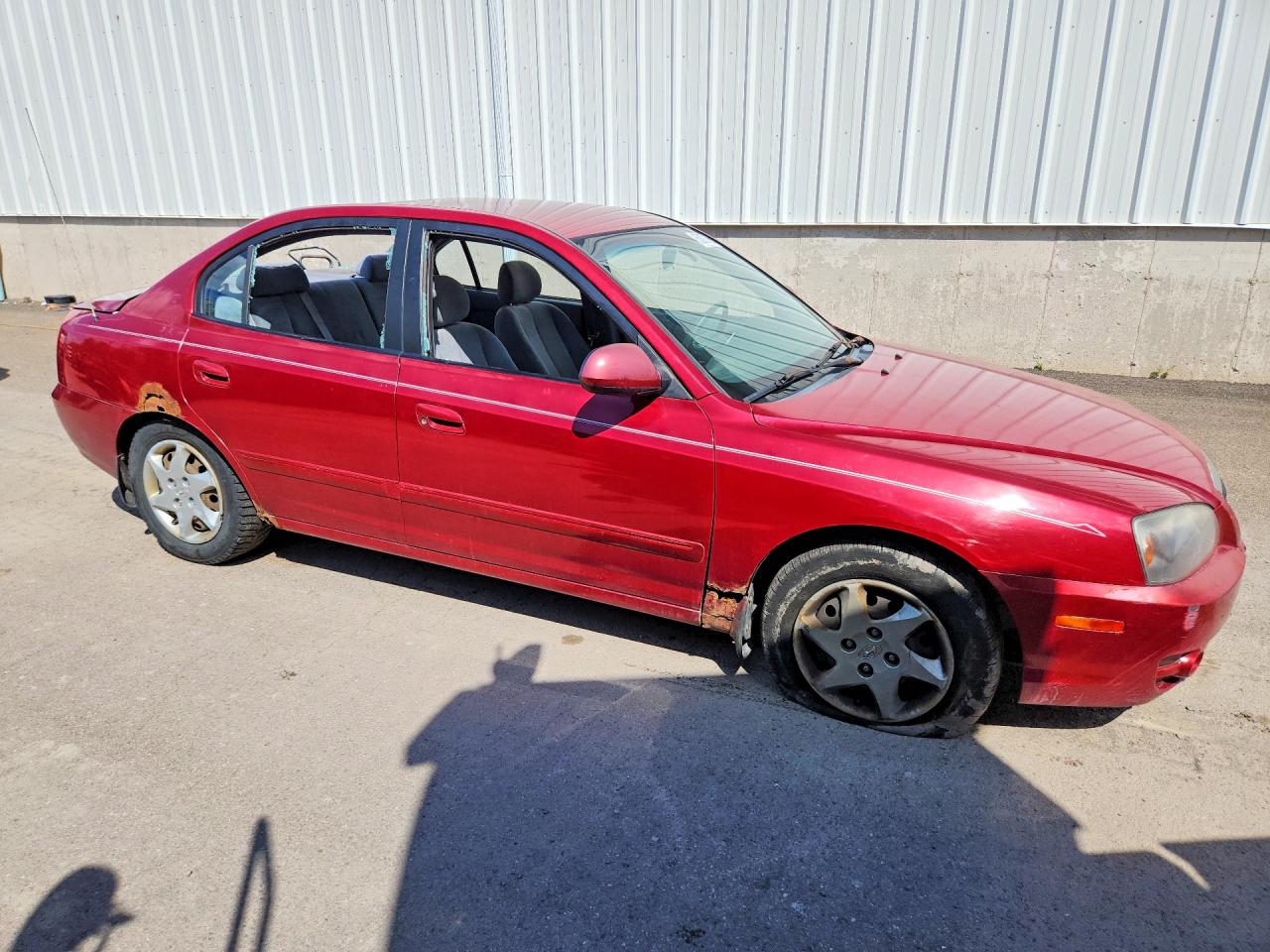 2006 Hyundai Elantra Gls Red vin: KMHDN45D96U338676