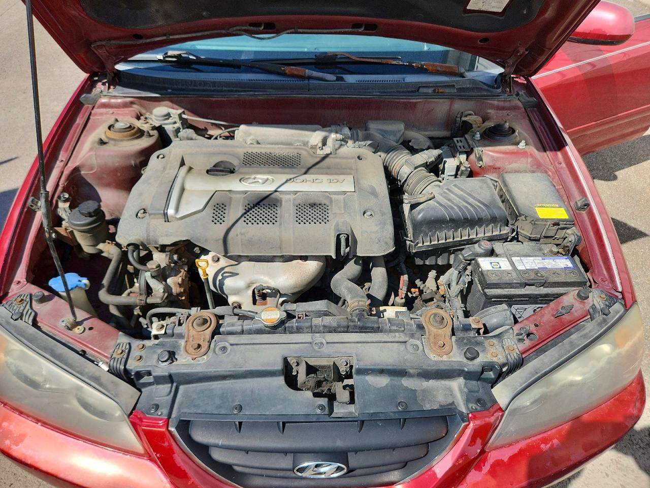 2006 Hyundai Elantra Gls Red vin: KMHDN45D96U338676