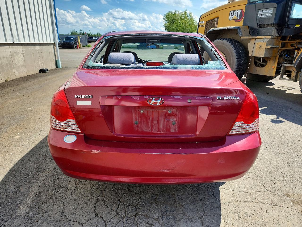 2006 Hyundai Elantra Gls Red vin: KMHDN45D96U338676