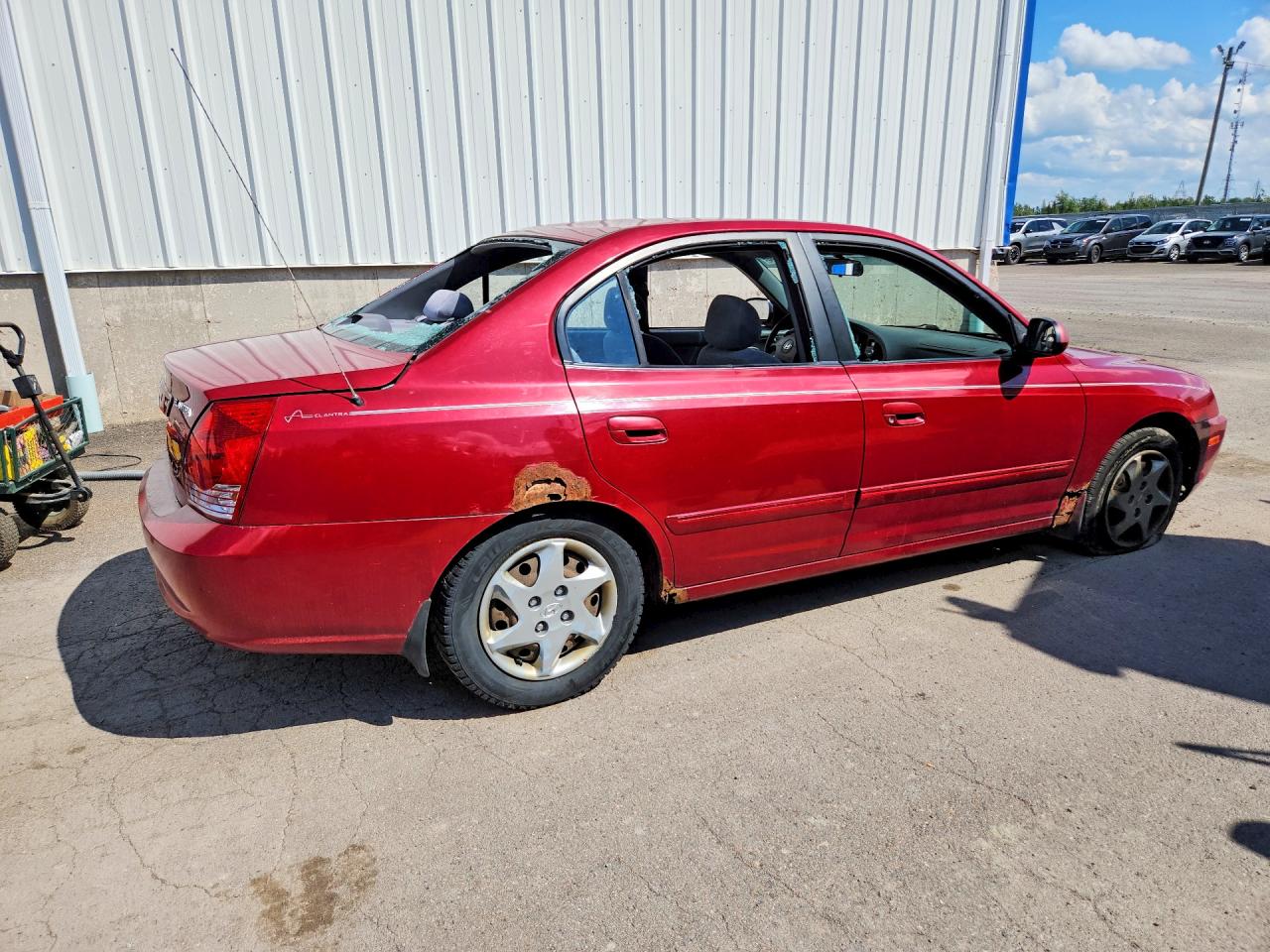 2006 Hyundai Elantra Gls Red vin: KMHDN45D96U338676