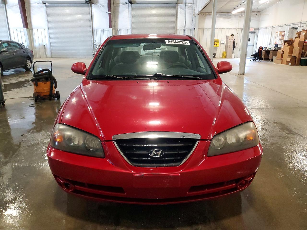 2004 Hyundai Elantra Gls Red vin: KMHDN46D04U708926