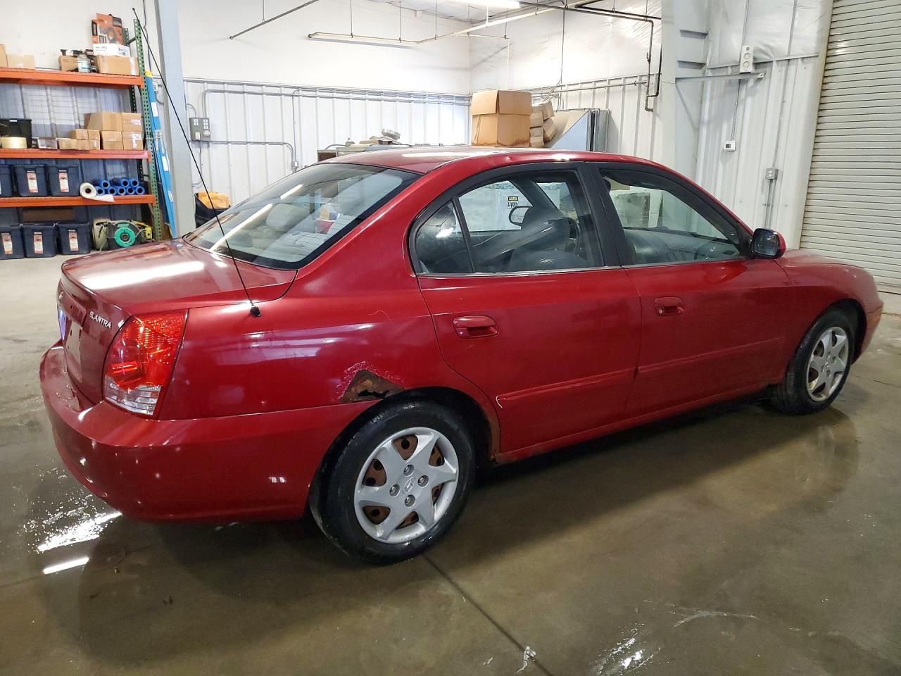 2004 Hyundai Elantra Gls Red vin: KMHDN46D04U708926