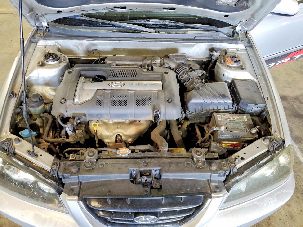 2005 Hyundai Elantra Gls Серый vin: KMHDN46D05U006123