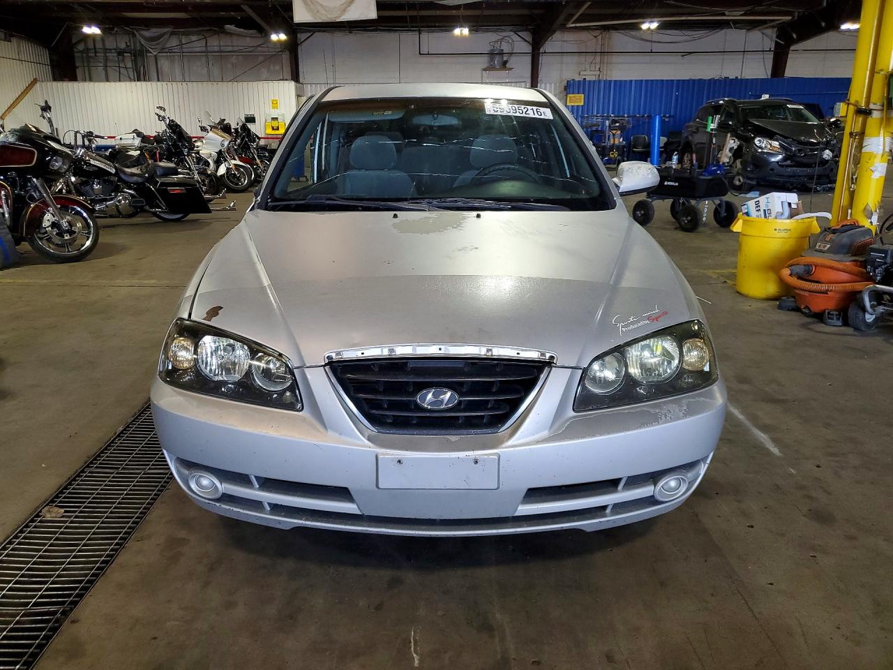 2005 Hyundai Elantra Gls Серый vin: KMHDN46D05U006123