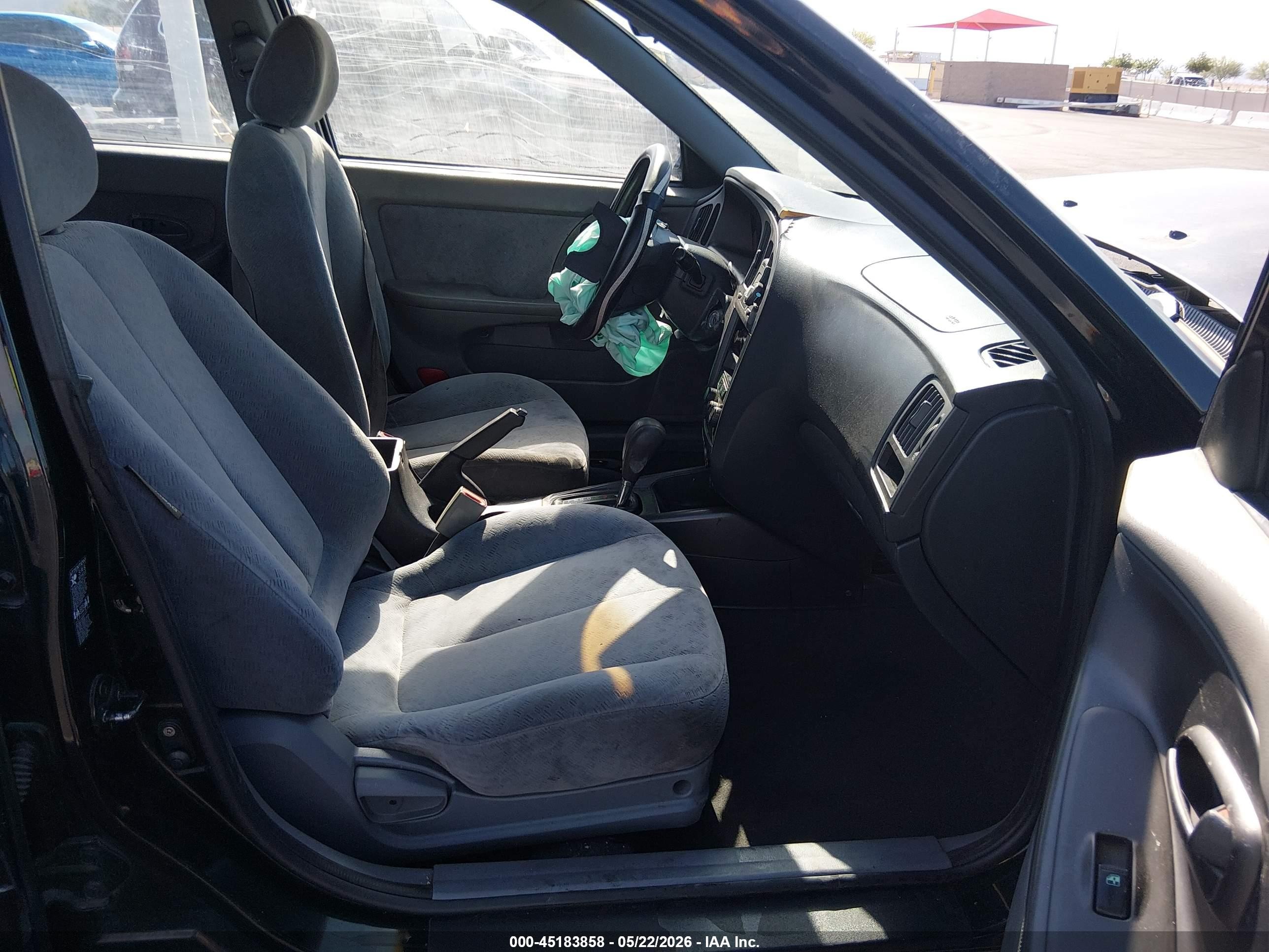 2005 Hyundai Elantra Gls/gt Black vin: KMHDN46D05U018613