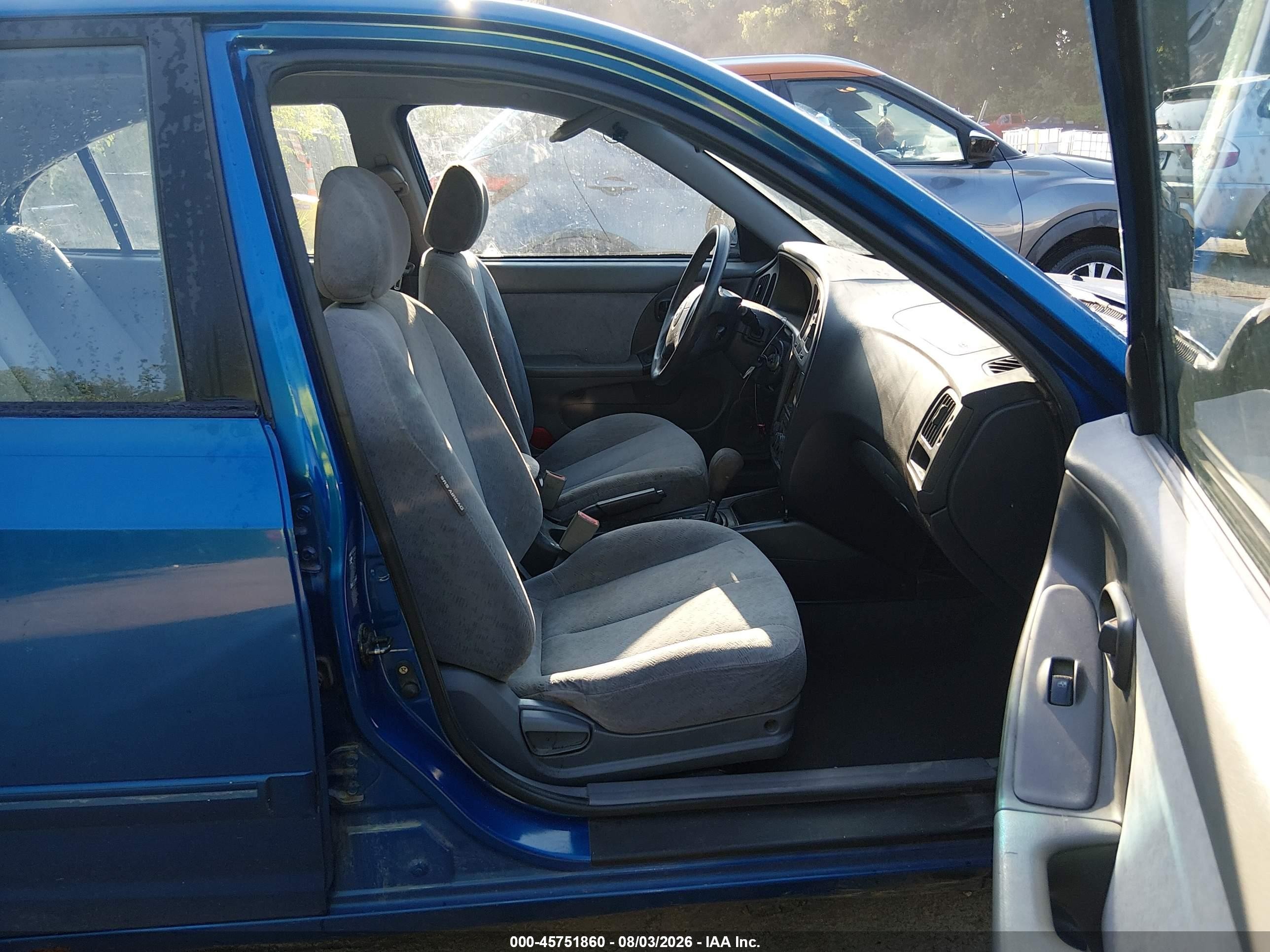 2005 Hyundai Elantra Gls/gt Синий vin: KMHDN46D05U043155