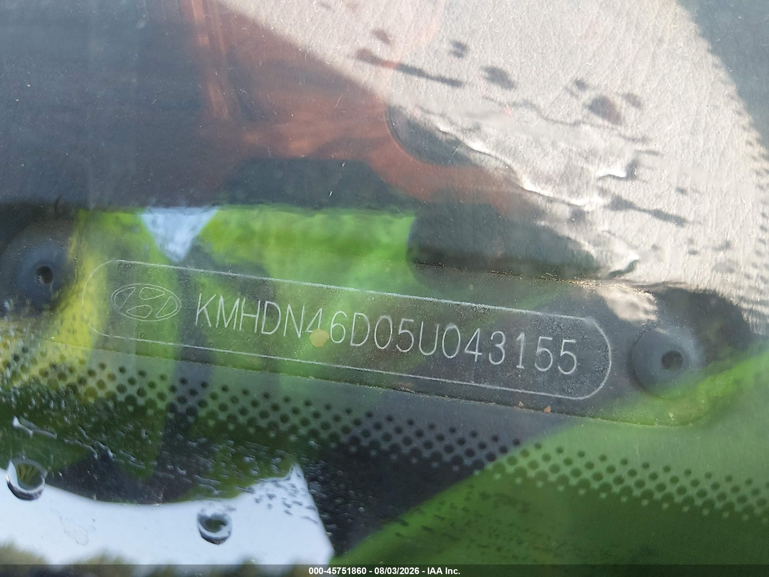 2005 Hyundai Elantra Gls/gt Синий vin: KMHDN46D05U043155