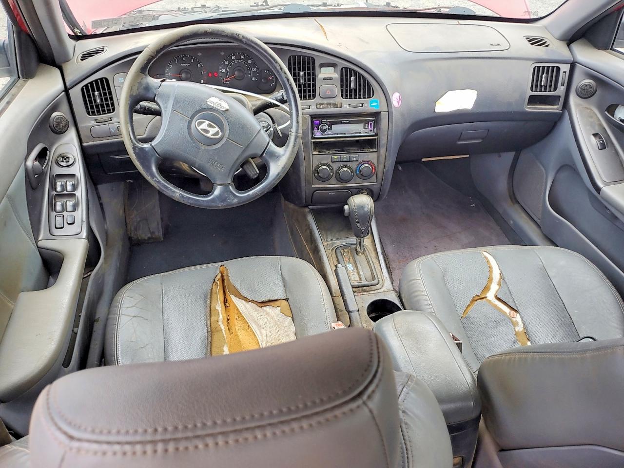 2005 Hyundai Elantra Gls Red vin: KMHDN46D05U084353