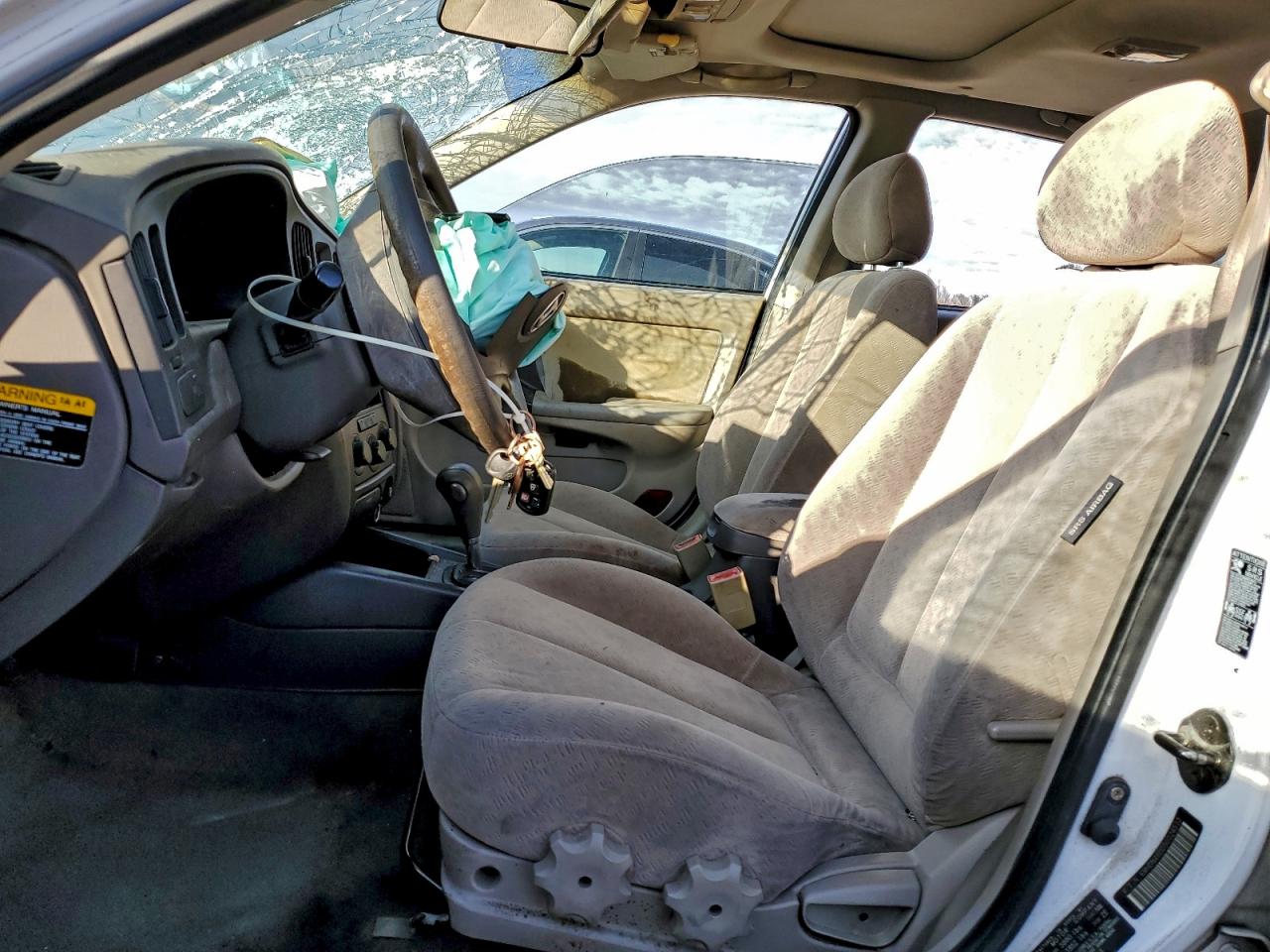 2005 Hyundai Elantra Gls Белый vin: KMHDN46D05U124513