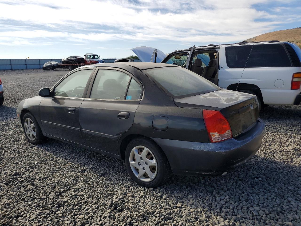 2005 Hyundai Elantra Gls Черный vin: KMHDN46D05U192326