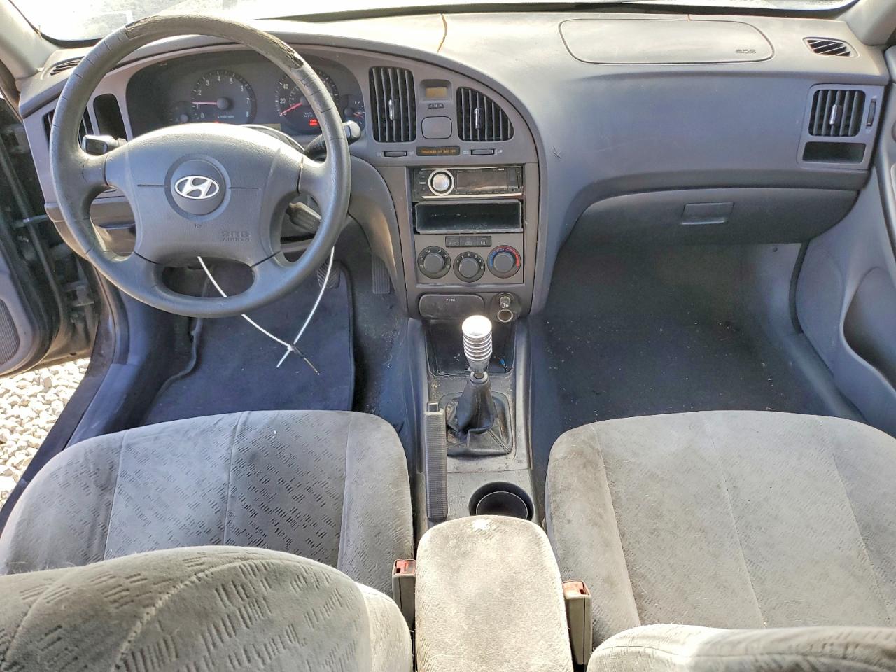 2005 Hyundai Elantra Gls Черный vin: KMHDN46D05U192326