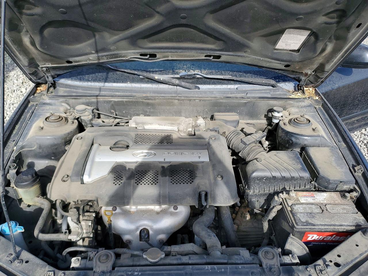 2005 Hyundai Elantra Gls Черный vin: KMHDN46D05U192326