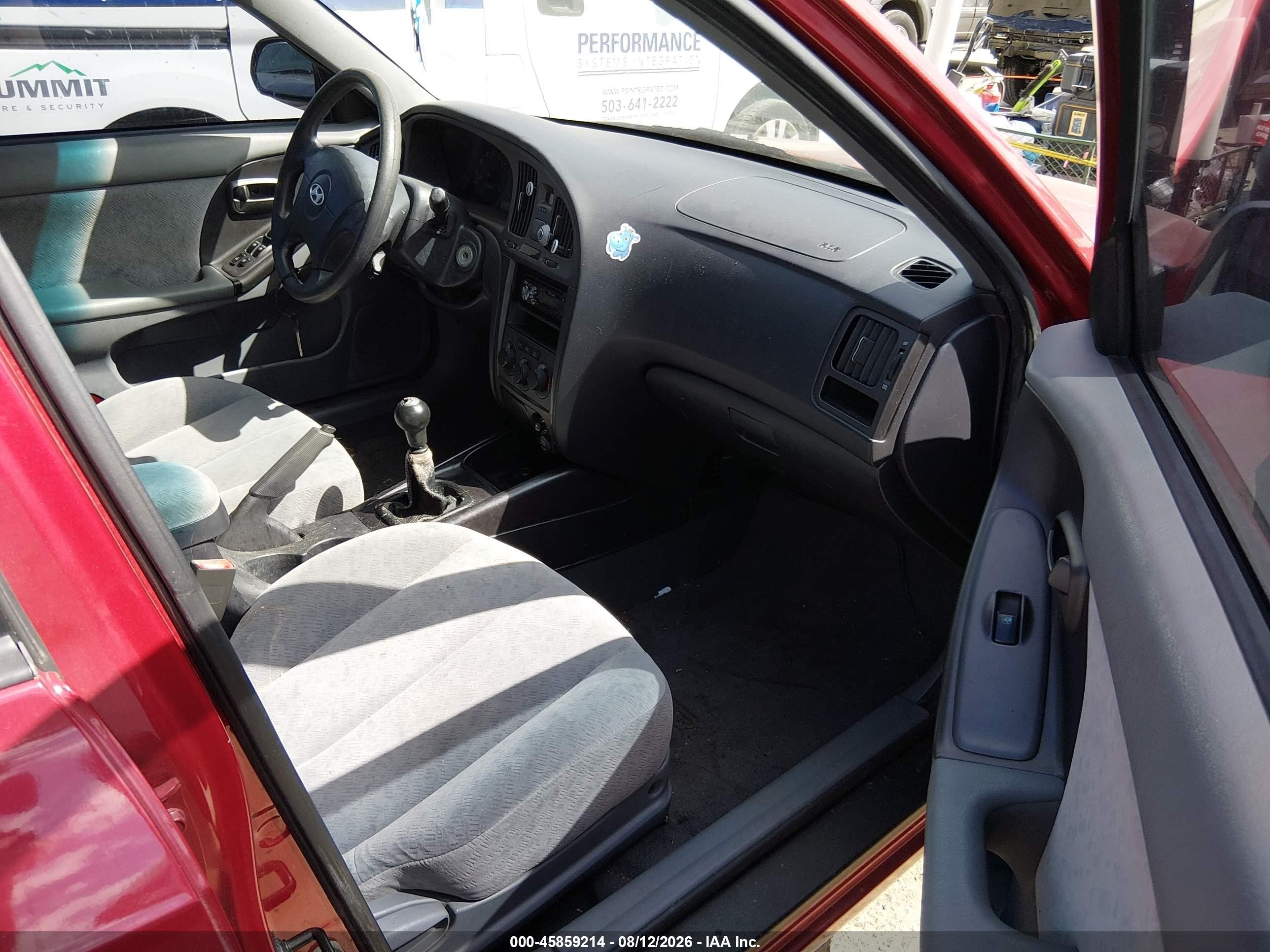 2005 Hyundai Elantra Gls/gt Red vin: KMHDN46D05U964467