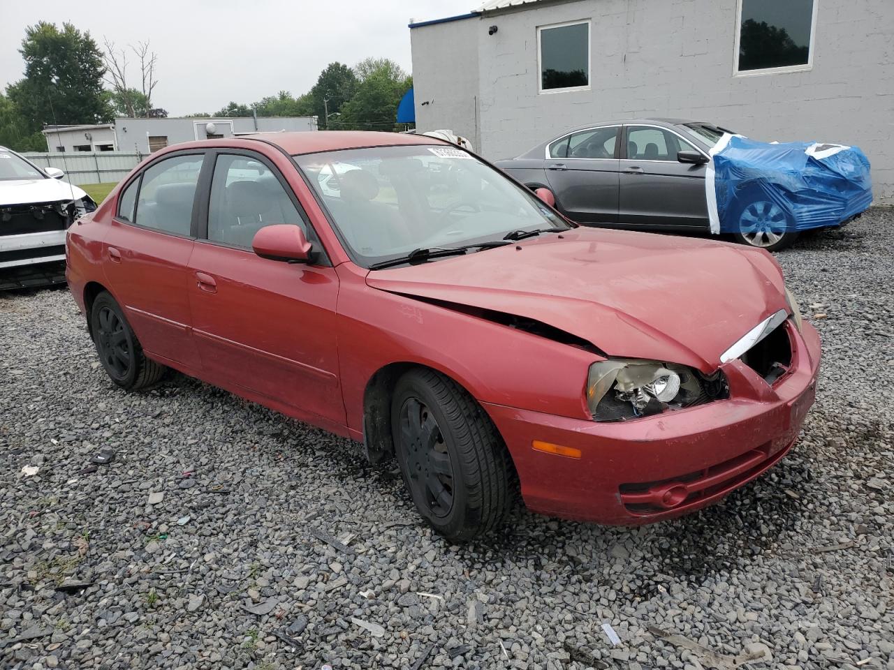 2005 Hyundai Elantra Gls Красный vin: KMHDN46D05U984198
