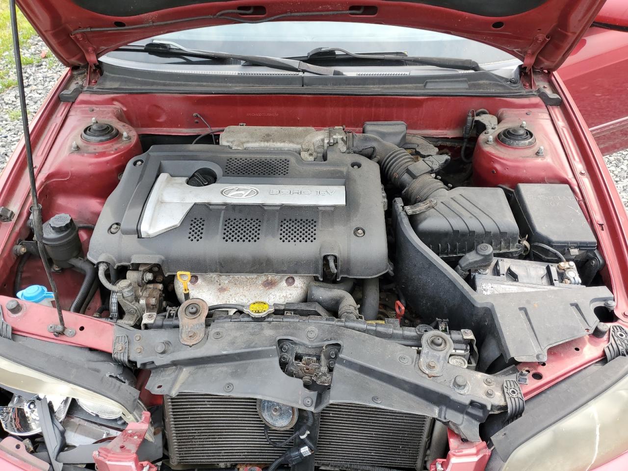 2005 Hyundai Elantra Gls Красный vin: KMHDN46D05U984198