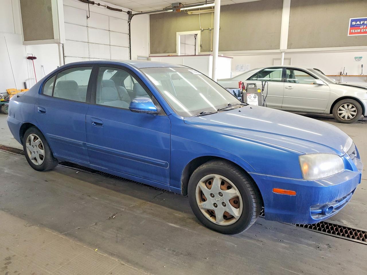2006 Hyundai Elantra Gls Blue vin: KMHDN46D06U200801