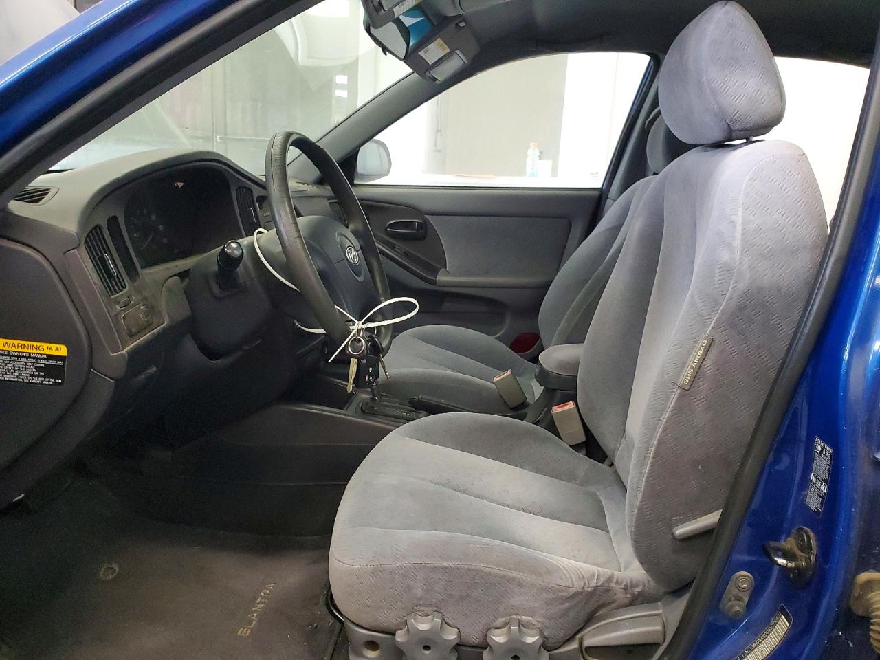 2006 Hyundai Elantra Gls Blue vin: KMHDN46D06U200801
