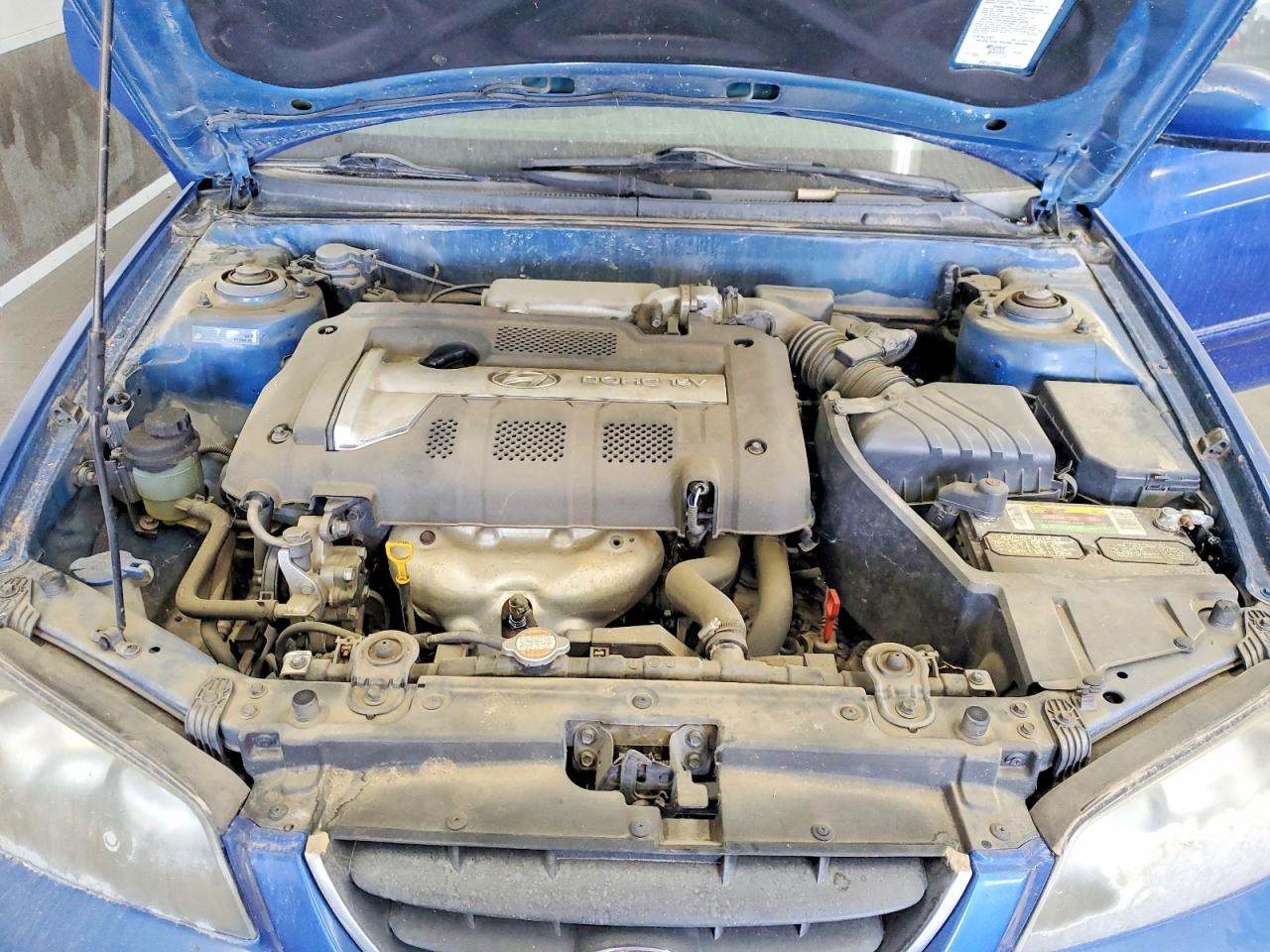 2006 Hyundai Elantra Gls Blue vin: KMHDN46D06U200801