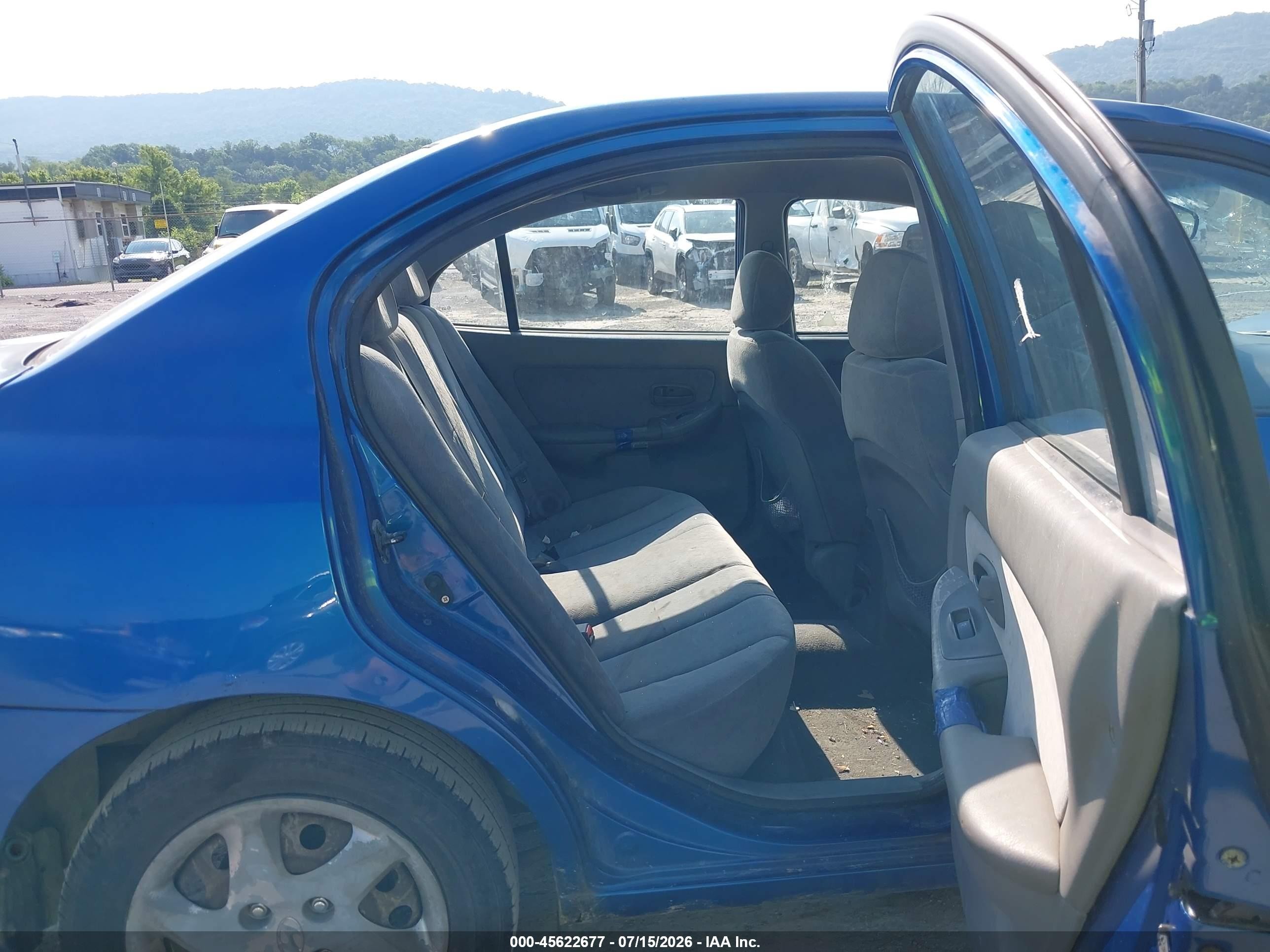 2006 Hyundai Elantra Gls/limited Blue vin: KMHDN46D06U201642