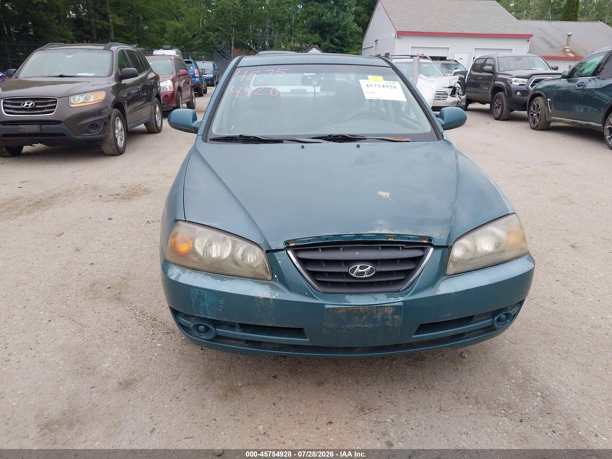 2006 Hyundai Elantra Gls/limited Green vin: KMHDN46D06U209210