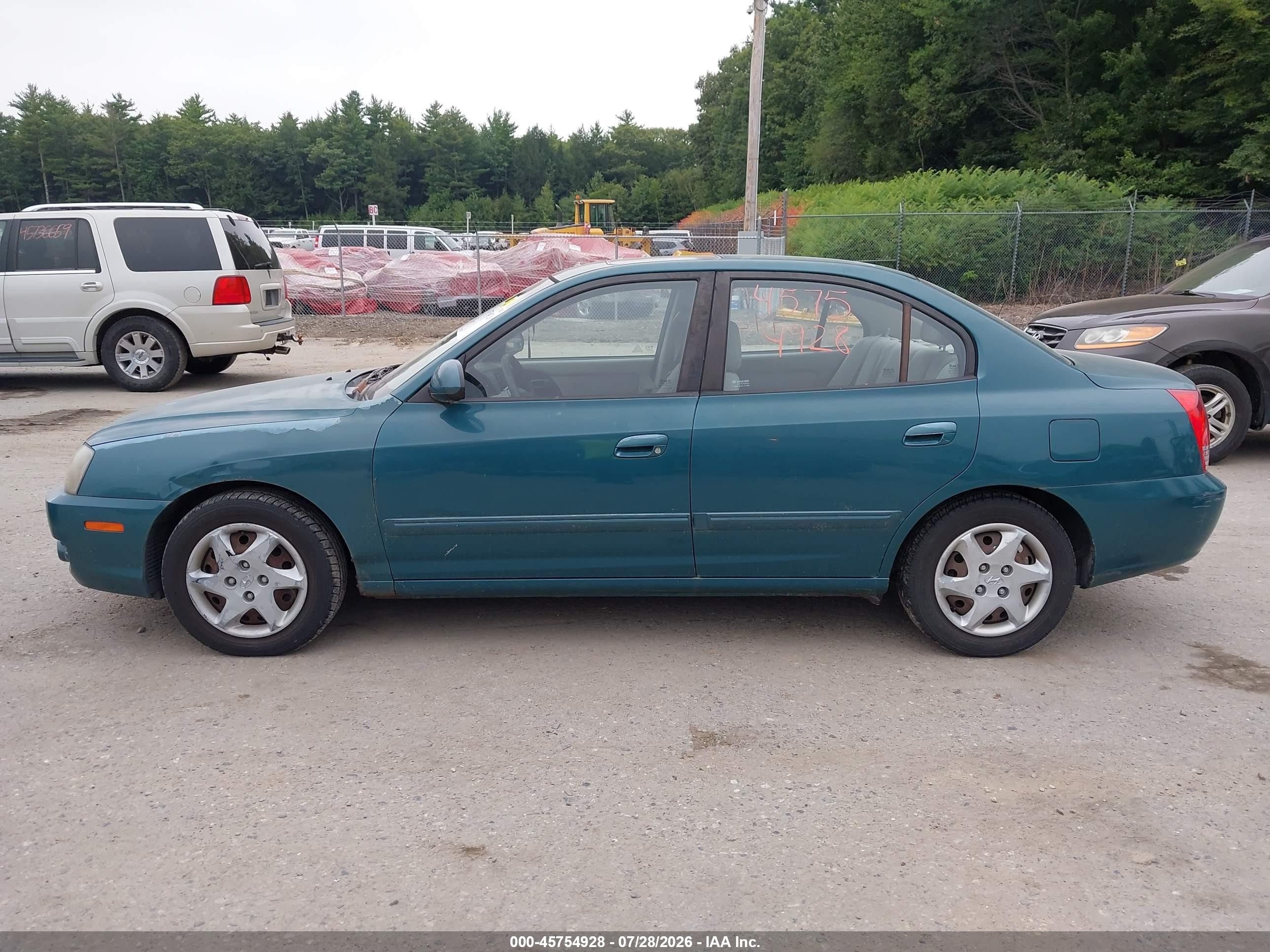 2006 Hyundai Elantra Gls/limited Green vin: KMHDN46D06U209210