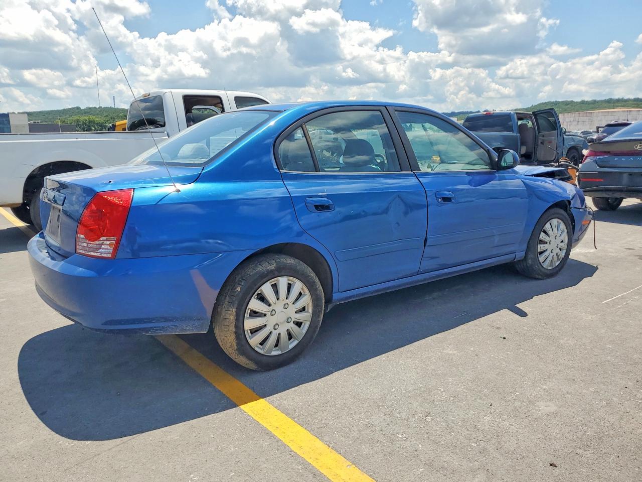 2006 Hyundai Elantra Gls Синий vin: KMHDN46D06U264076
