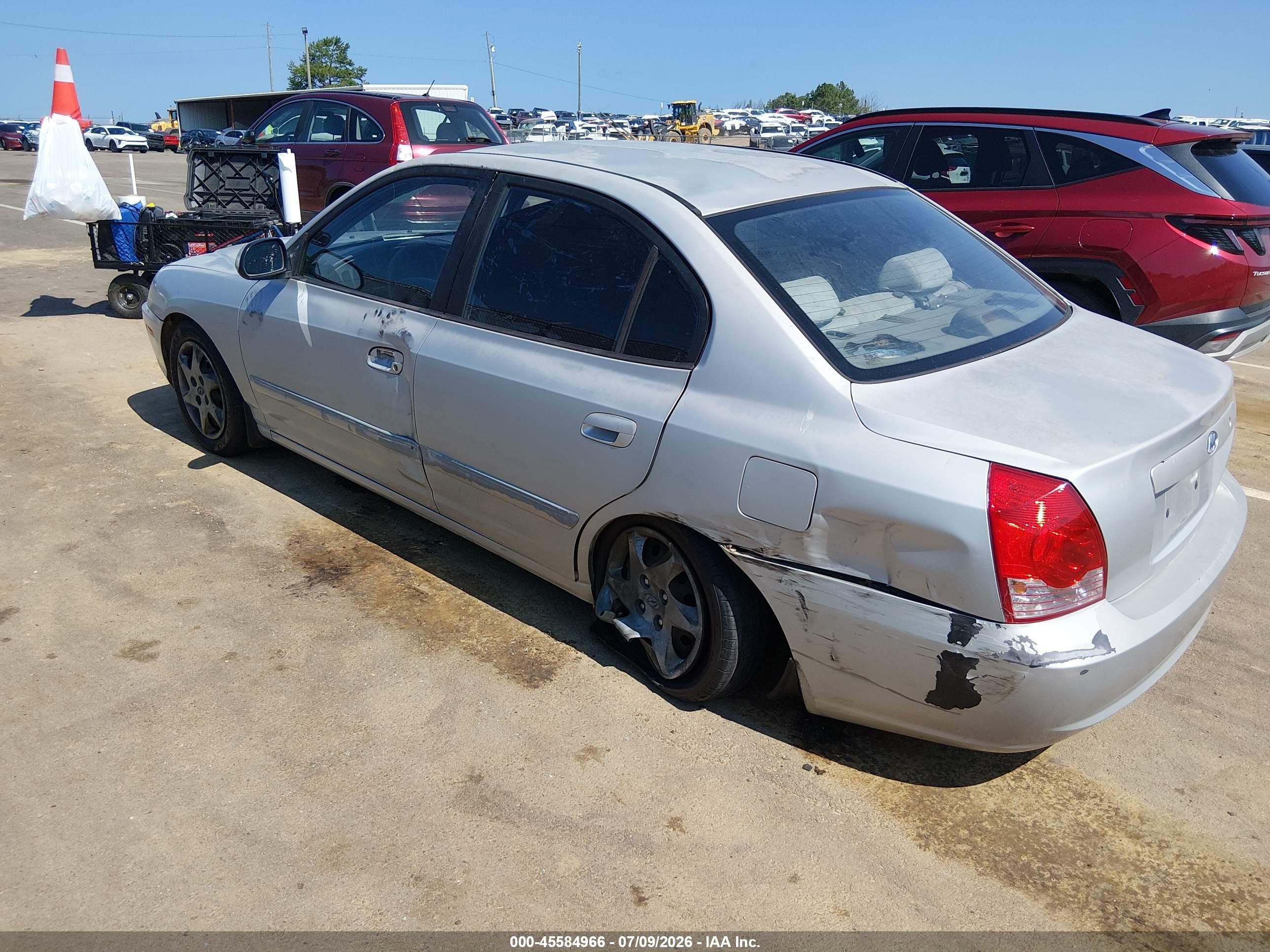2006 Hyundai Elantra Gls/limited Silver vin: KMHDN46D06U295411