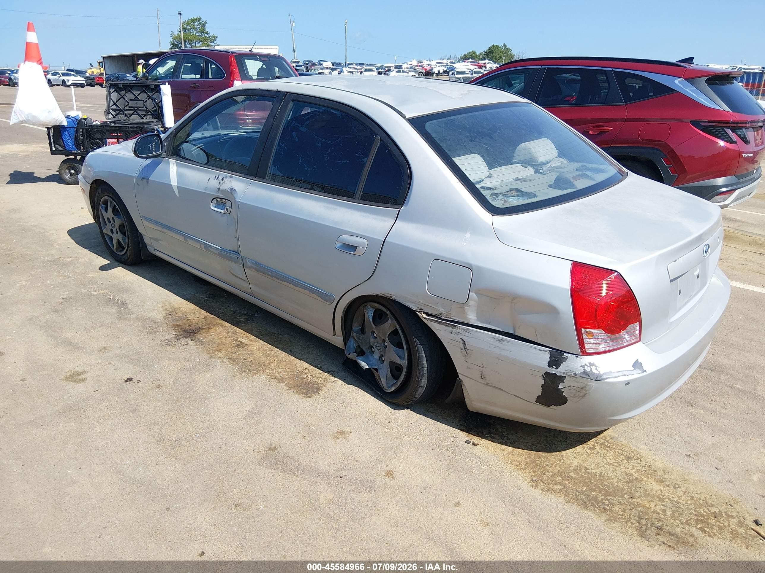 2006 Hyundai Elantra Gls/limited Silver vin: KMHDN46D06U295411
