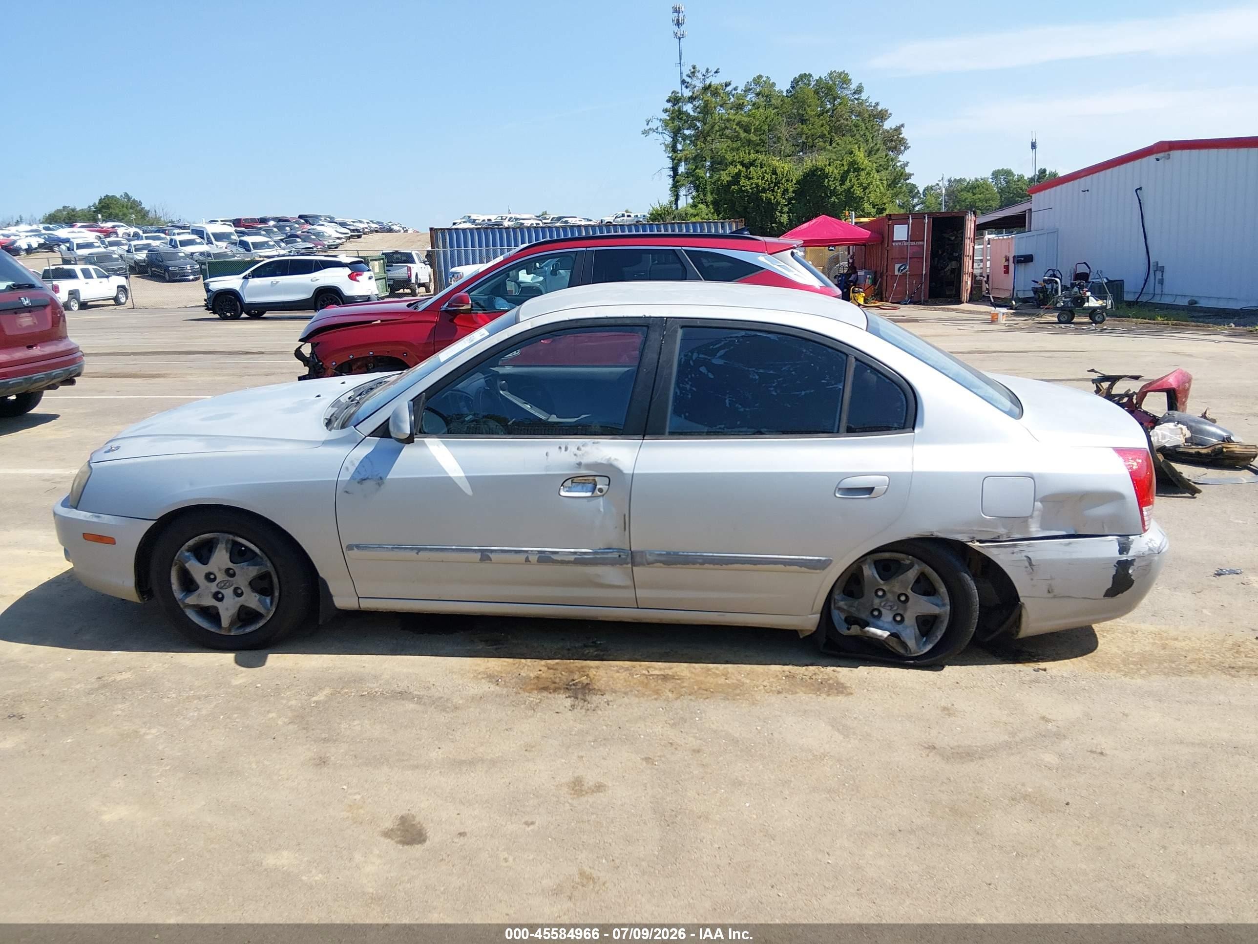 2006 Hyundai Elantra Gls/limited Silver vin: KMHDN46D06U295411