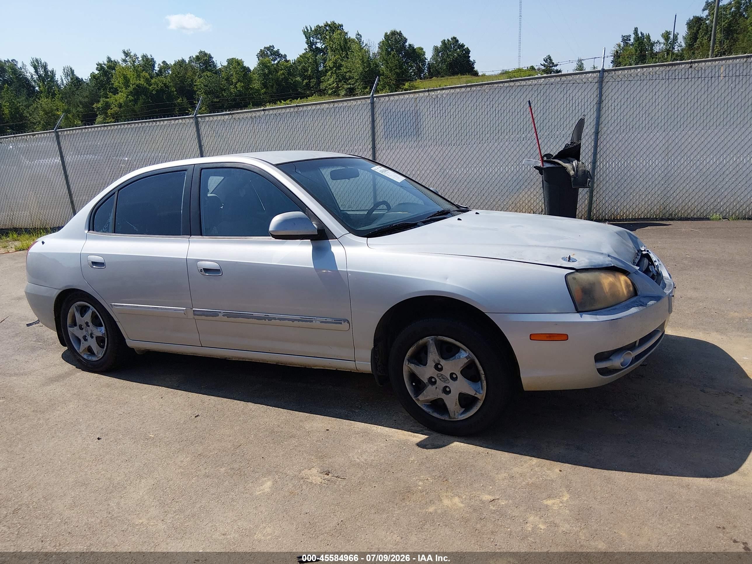 2006 Hyundai Elantra Gls/limited Silver vin: KMHDN46D06U295411