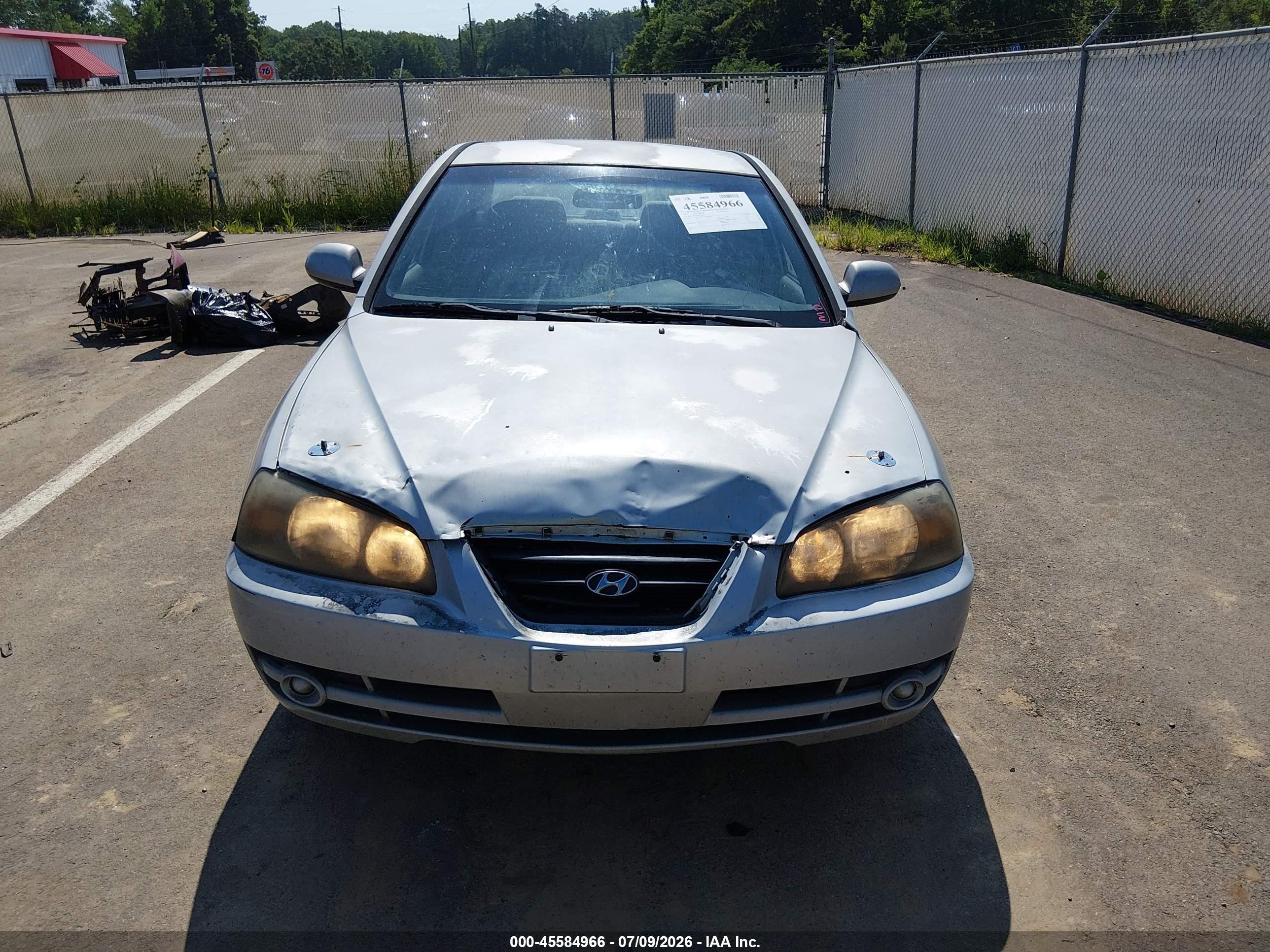 2006 Hyundai Elantra Gls/limited Silver vin: KMHDN46D06U295411