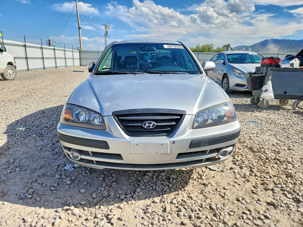 2004 Hyundai Elantra Gls/gt Silver vin: KMHDN46D14U760078
