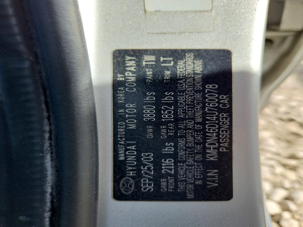 2004 Hyundai Elantra Gls/gt Silver vin: KMHDN46D14U760078